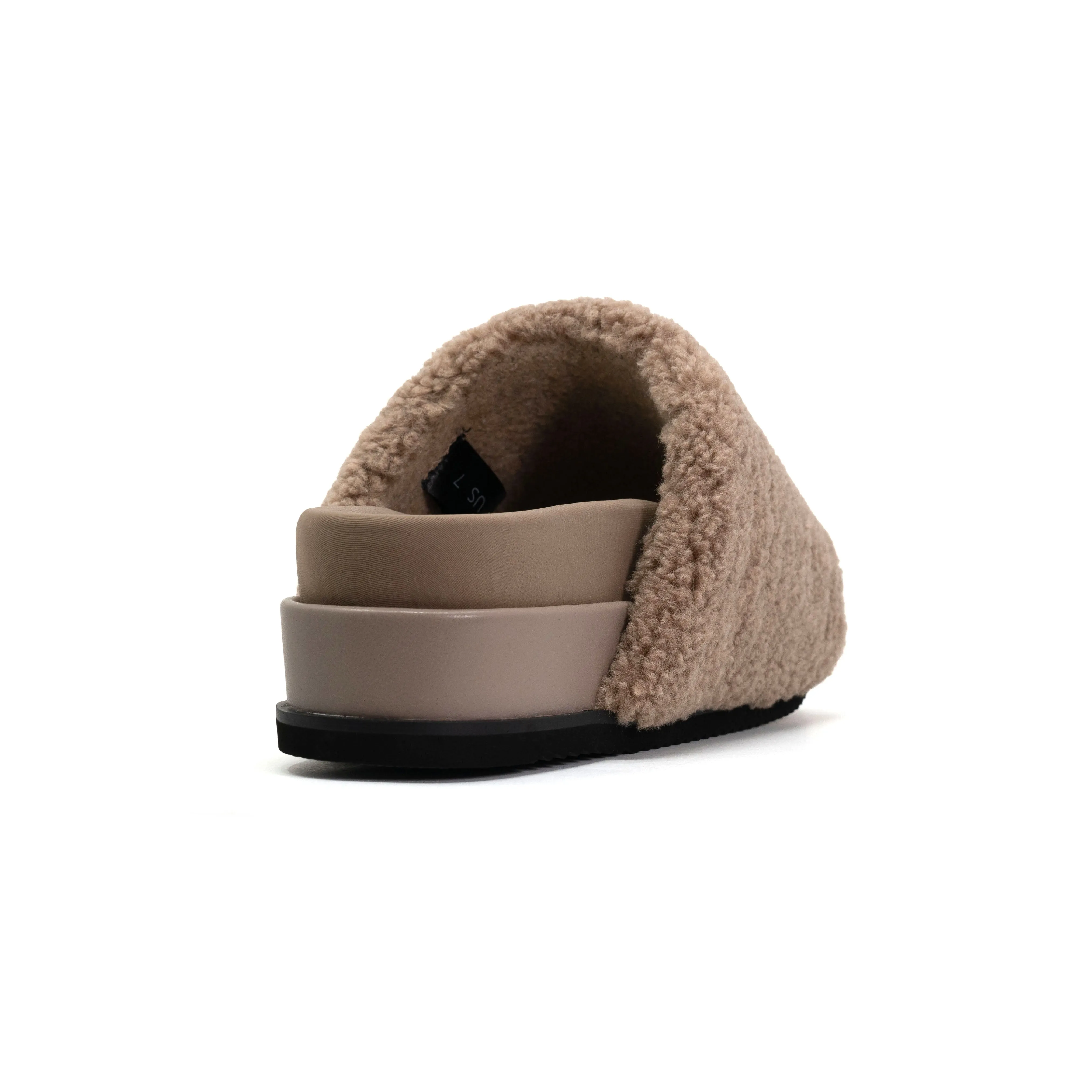 ROAM FUZZY STACK PLATFORM OAT FAUX SHEARLING