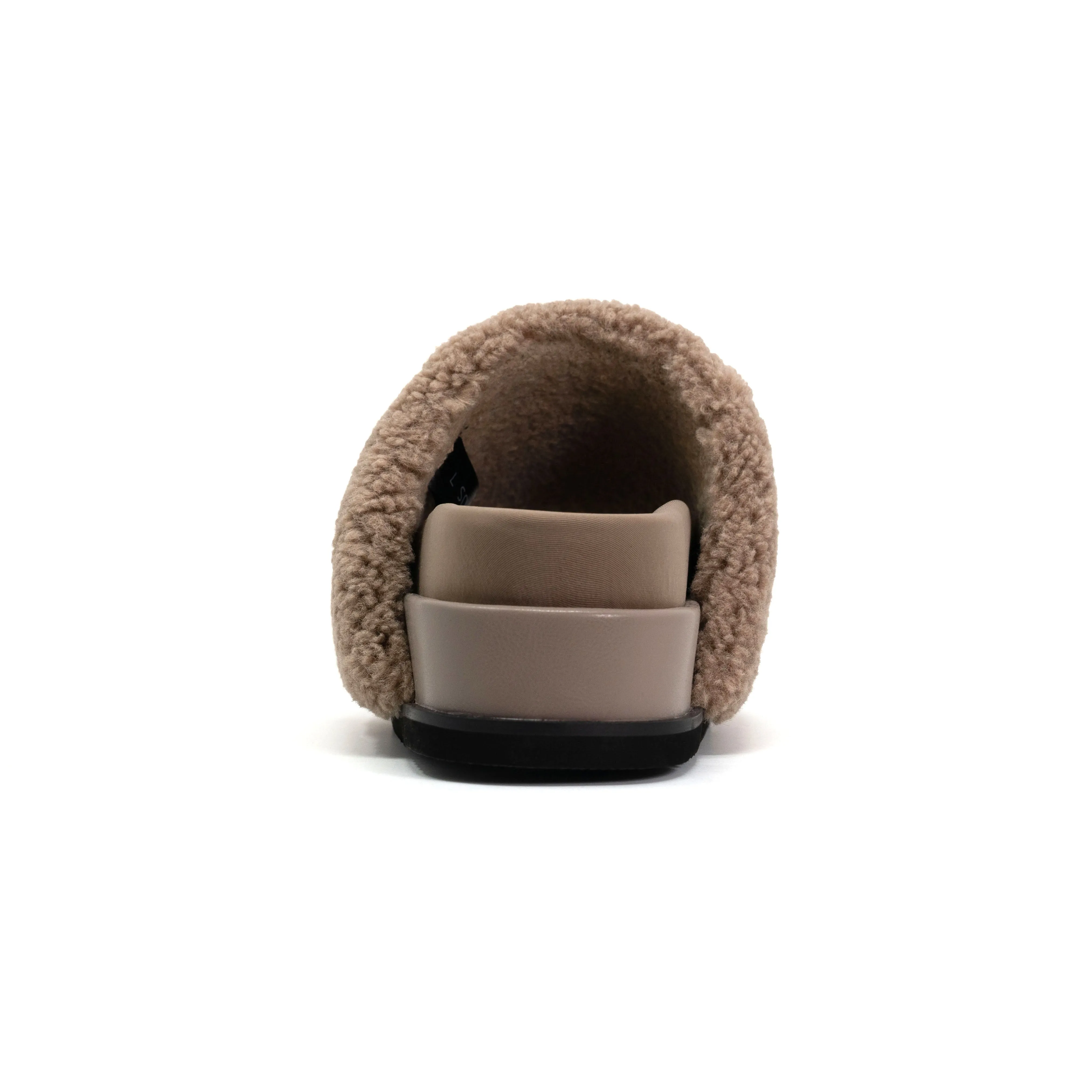 ROAM FUZZY STACK PLATFORM OAT FAUX SHEARLING