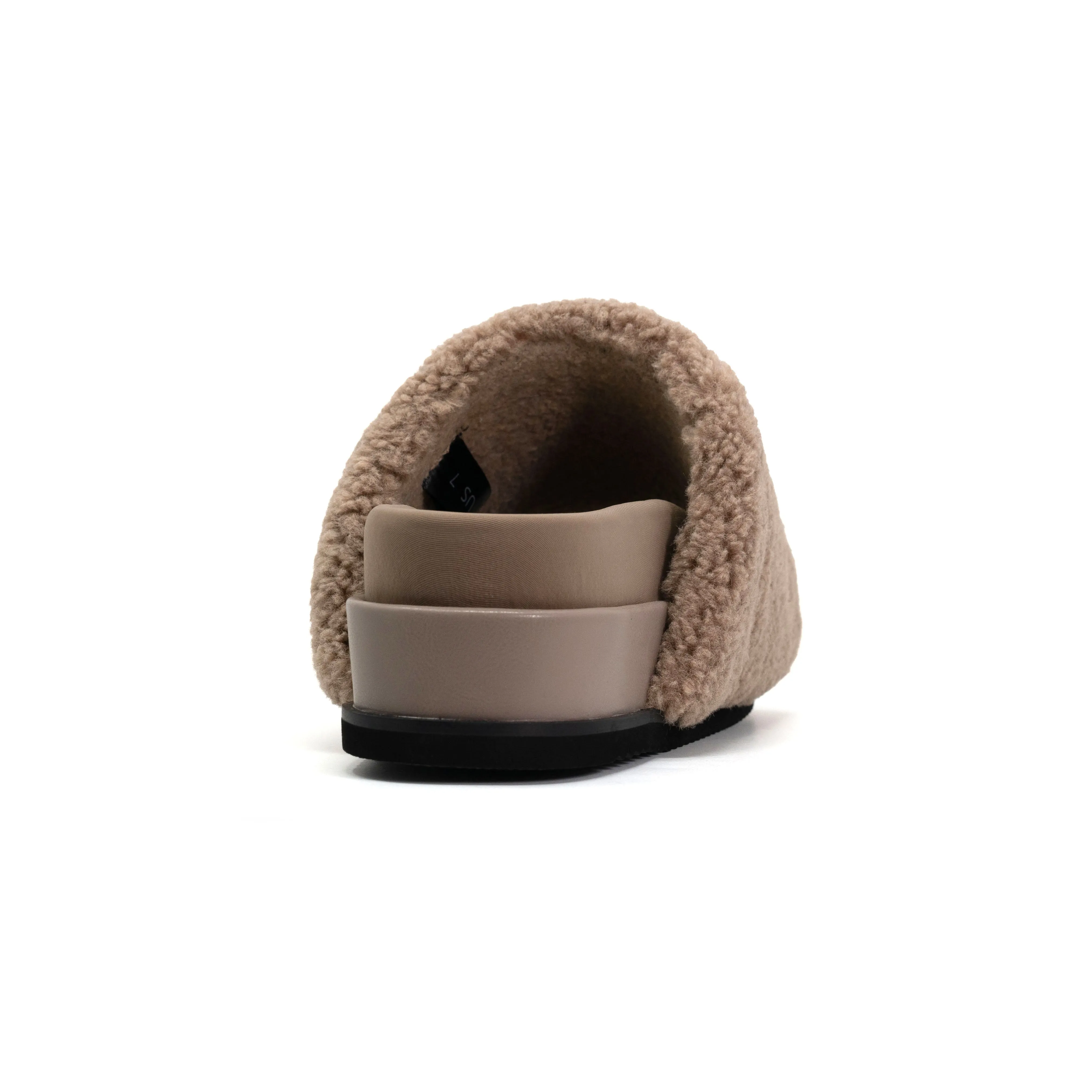 ROAM FUZZY STACK PLATFORM OAT FAUX SHEARLING