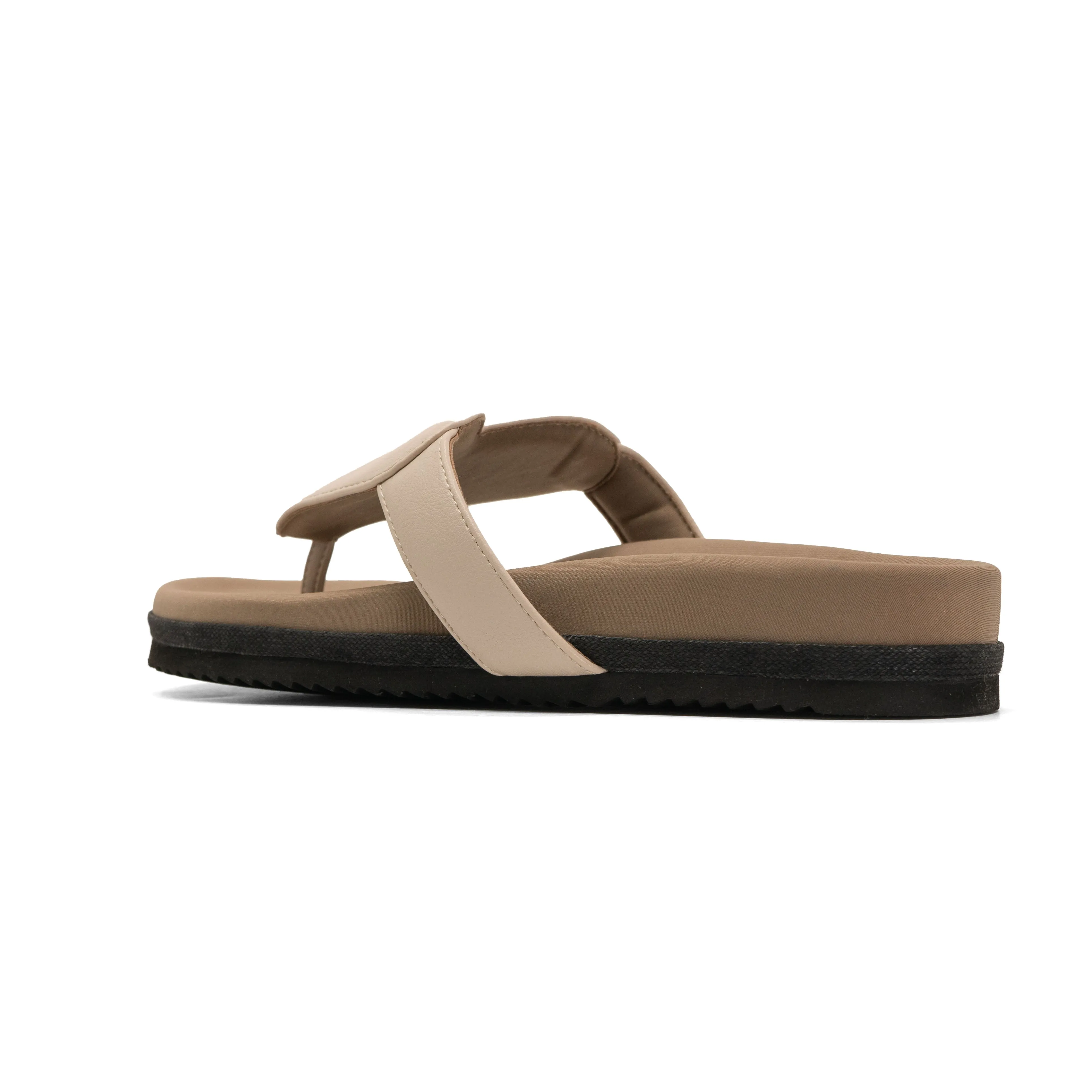 ROAM LOVE SANDAL CEMENT VEGAN LEATHER