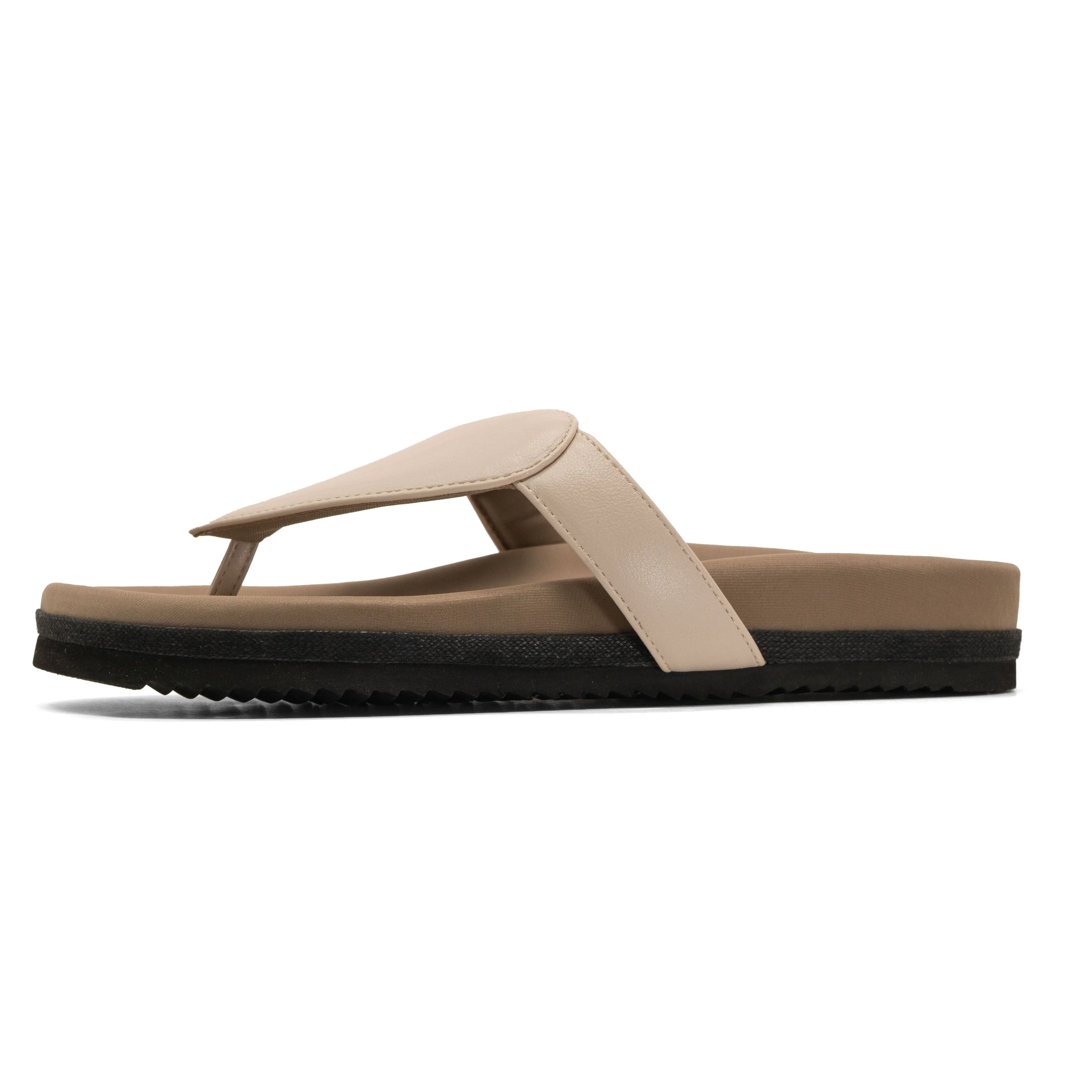 ROAM LOVE SANDAL CEMENT VEGAN LEATHER