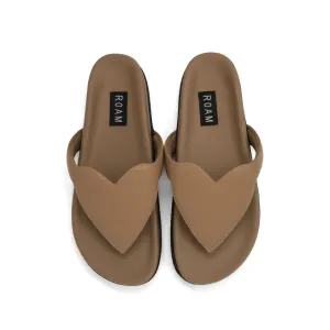 ROAM LOVE SANDAL NUDE VEGAN LEATHER