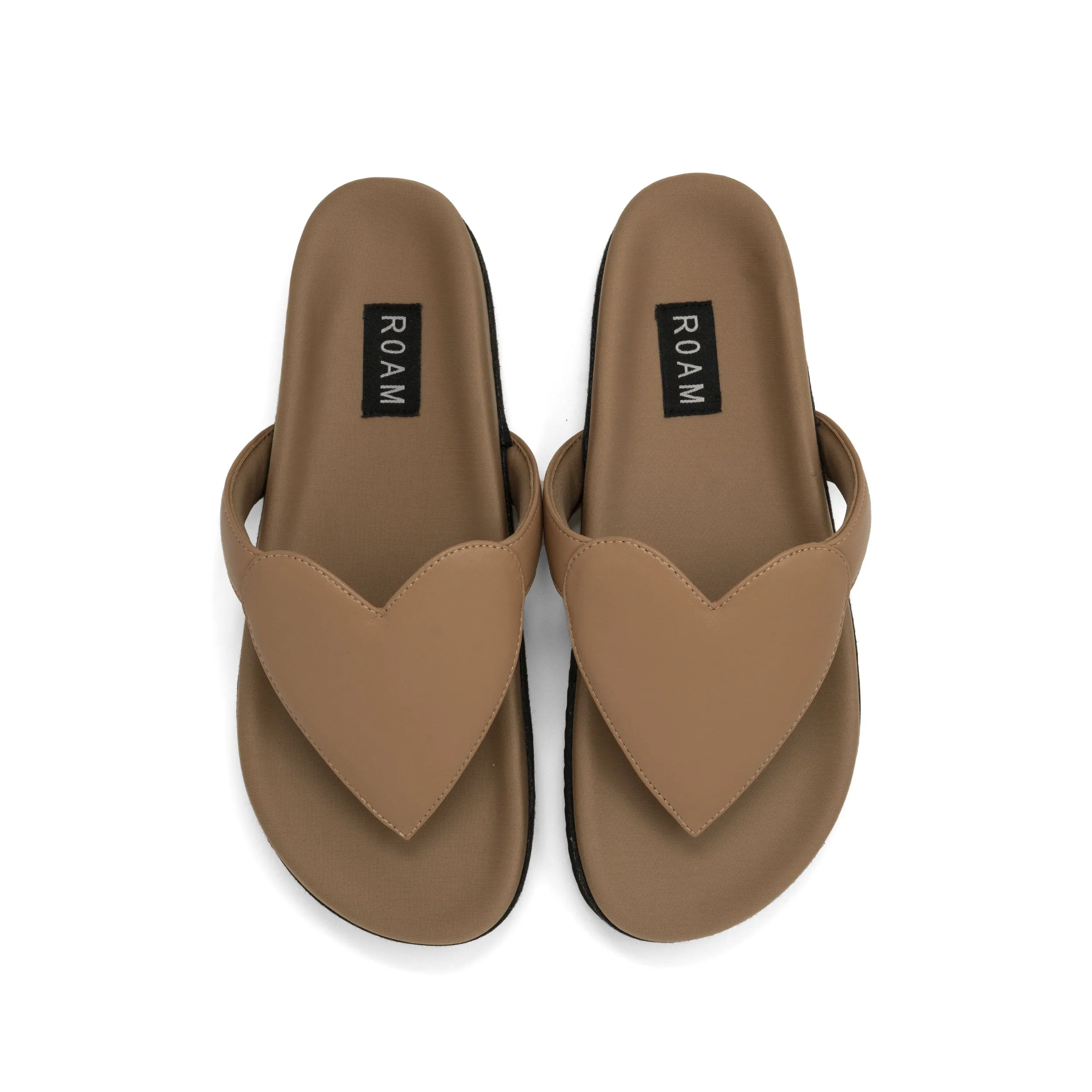 ROAM LOVE SANDAL NUDE VEGAN LEATHER