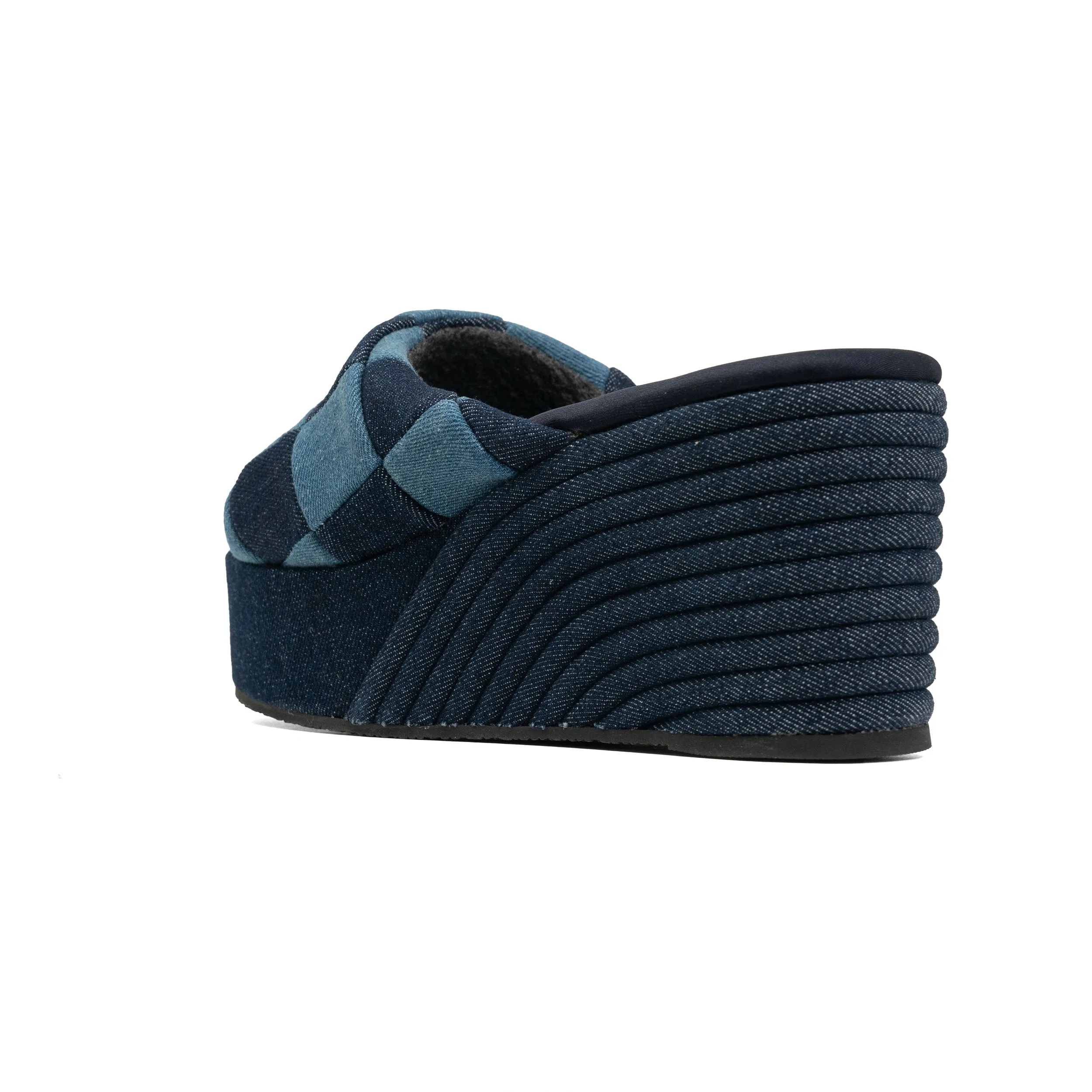 ROAM SCOOP PATCH DENIM MID STRATA PLATFORM WEDGE