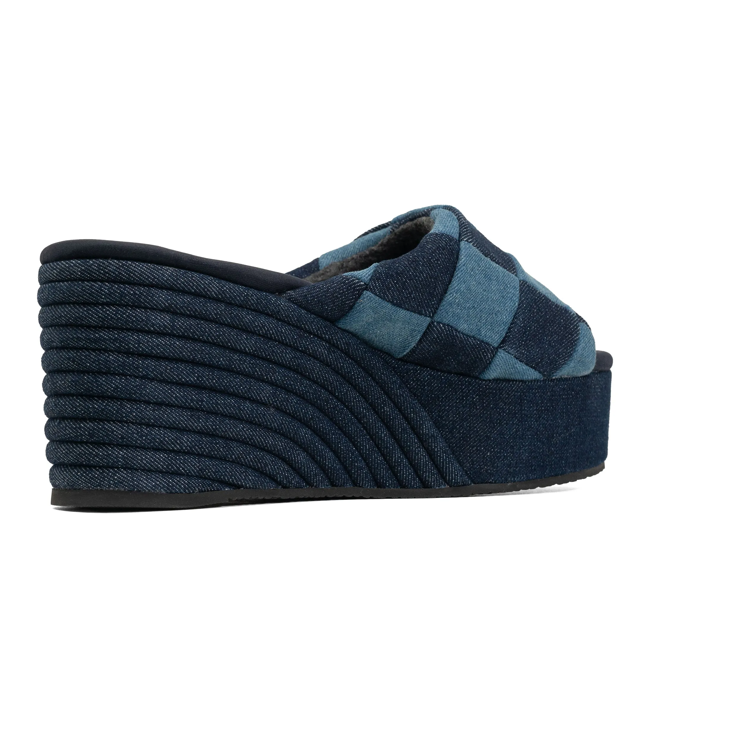 ROAM SCOOP PATCH DENIM MID STRATA PLATFORM WEDGE