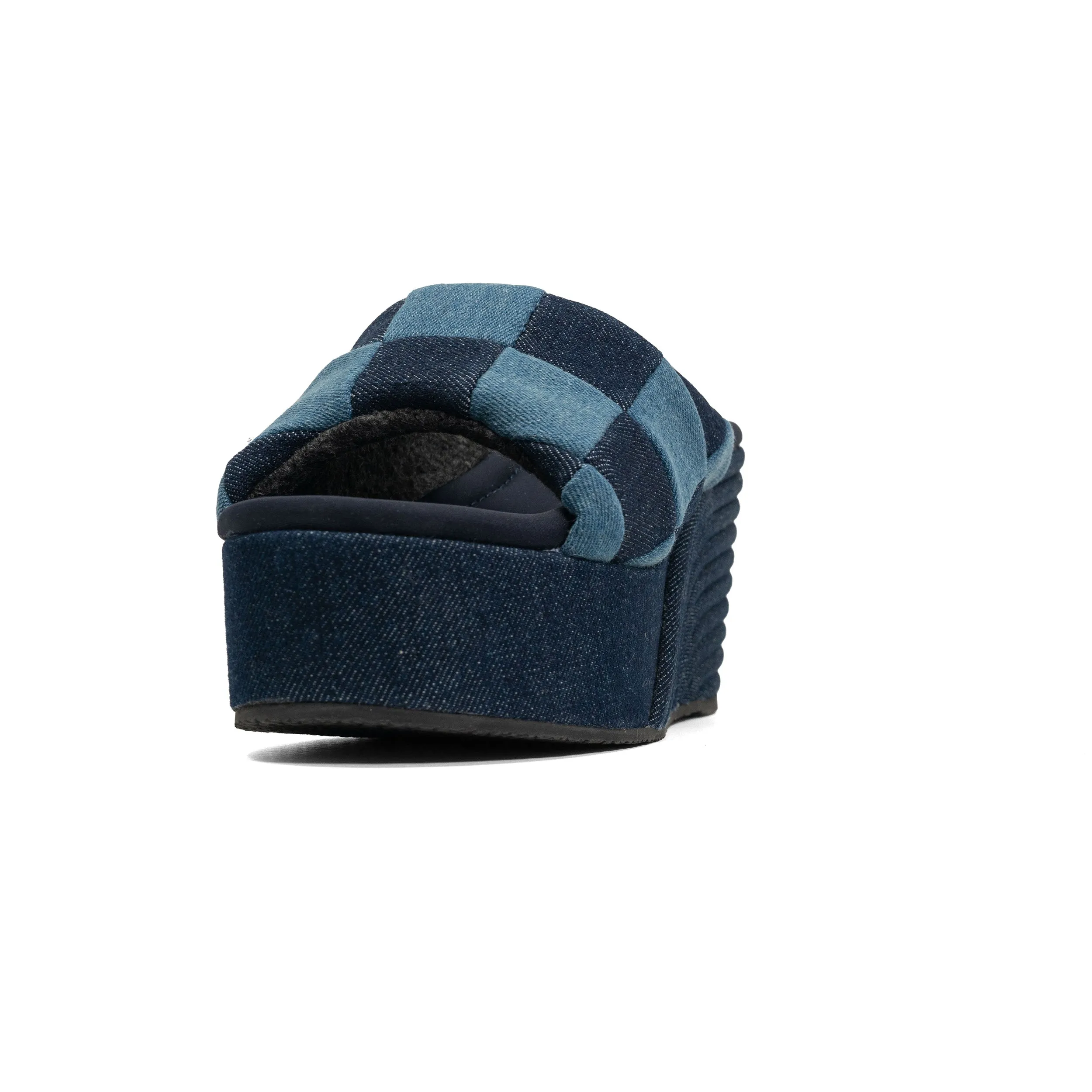 ROAM SCOOP PATCH DENIM MID STRATA PLATFORM WEDGE