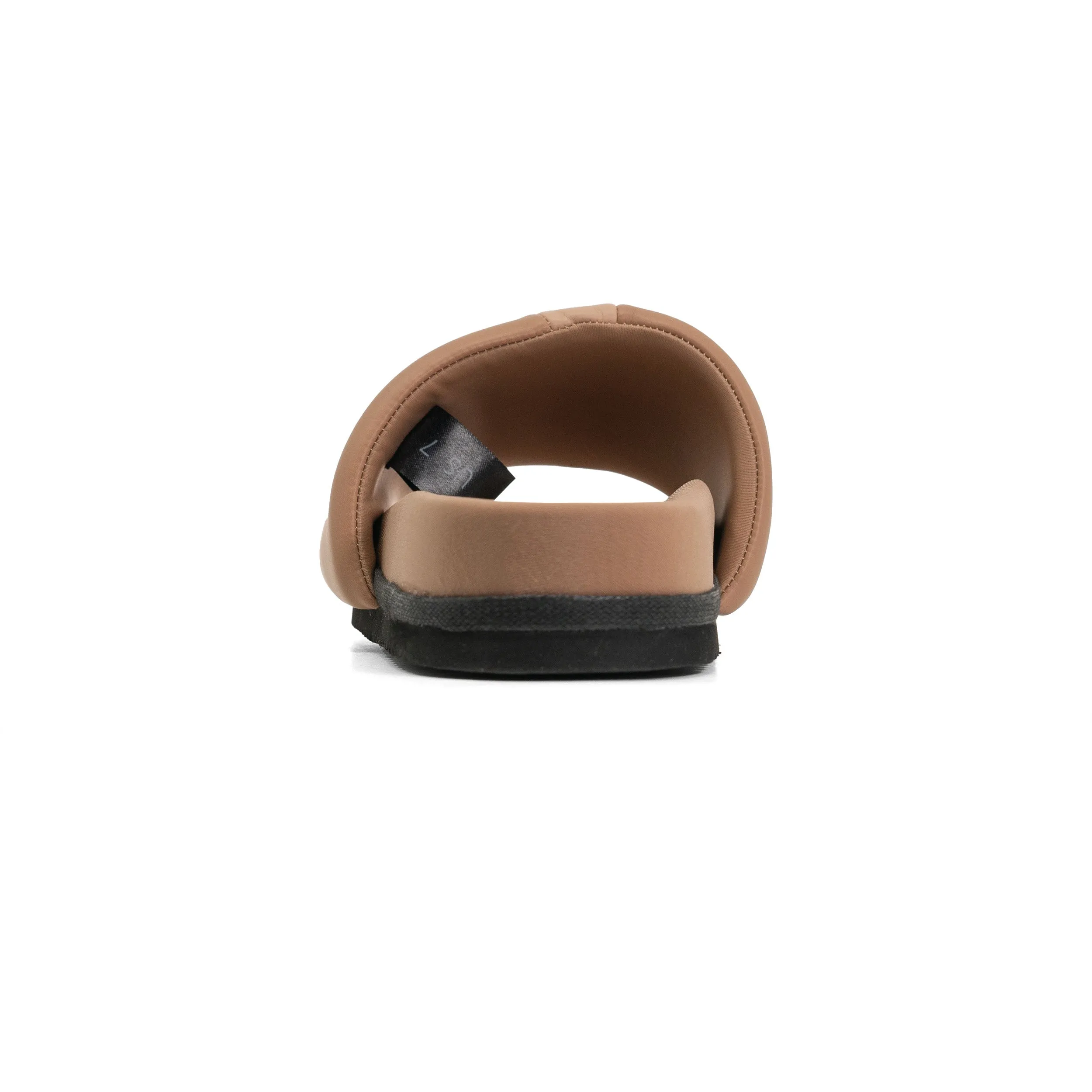 ROAM STRIPE SLIDER BEIGE & NUDE VEGAN LEATHER
