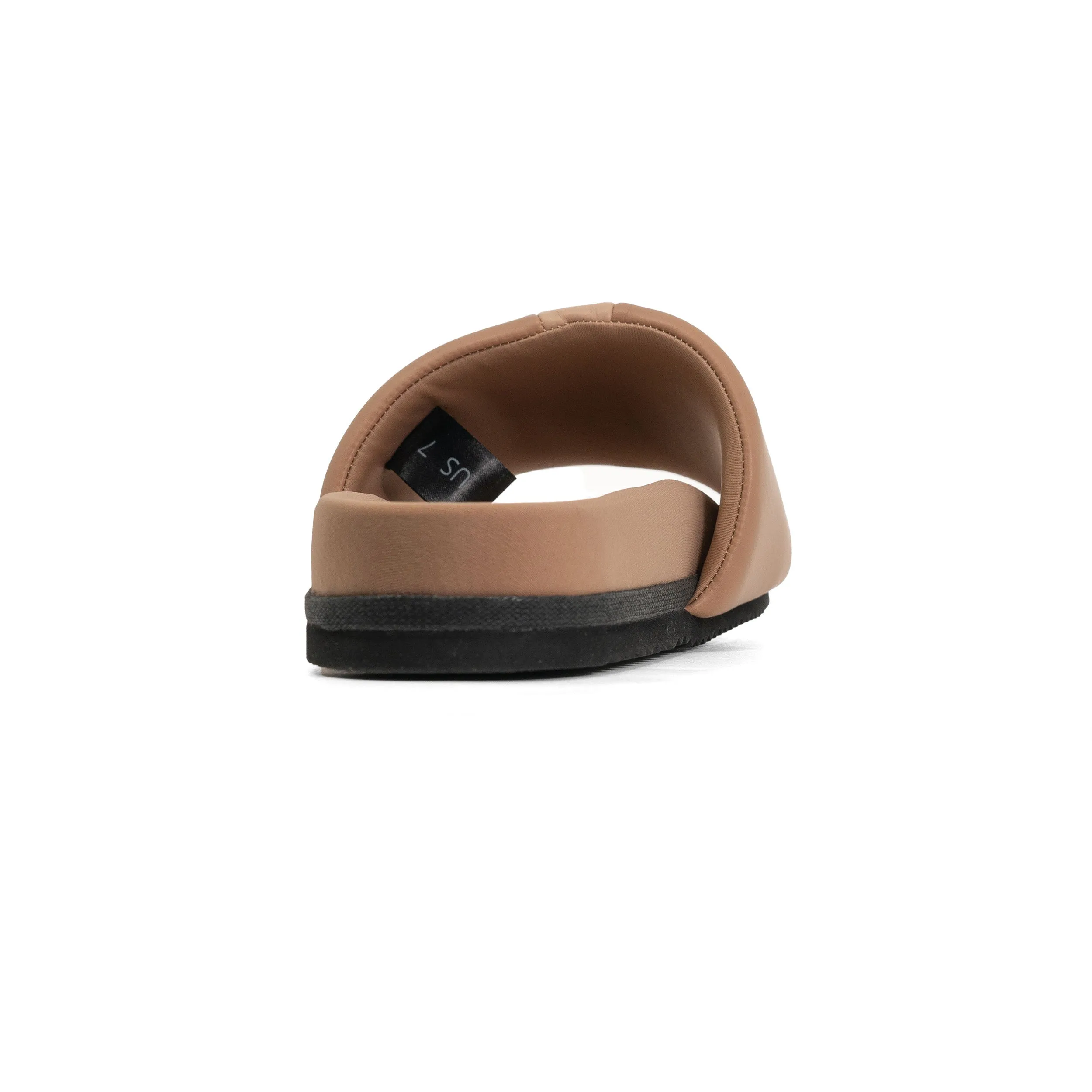 ROAM STRIPE SLIDER BEIGE & NUDE VEGAN LEATHER