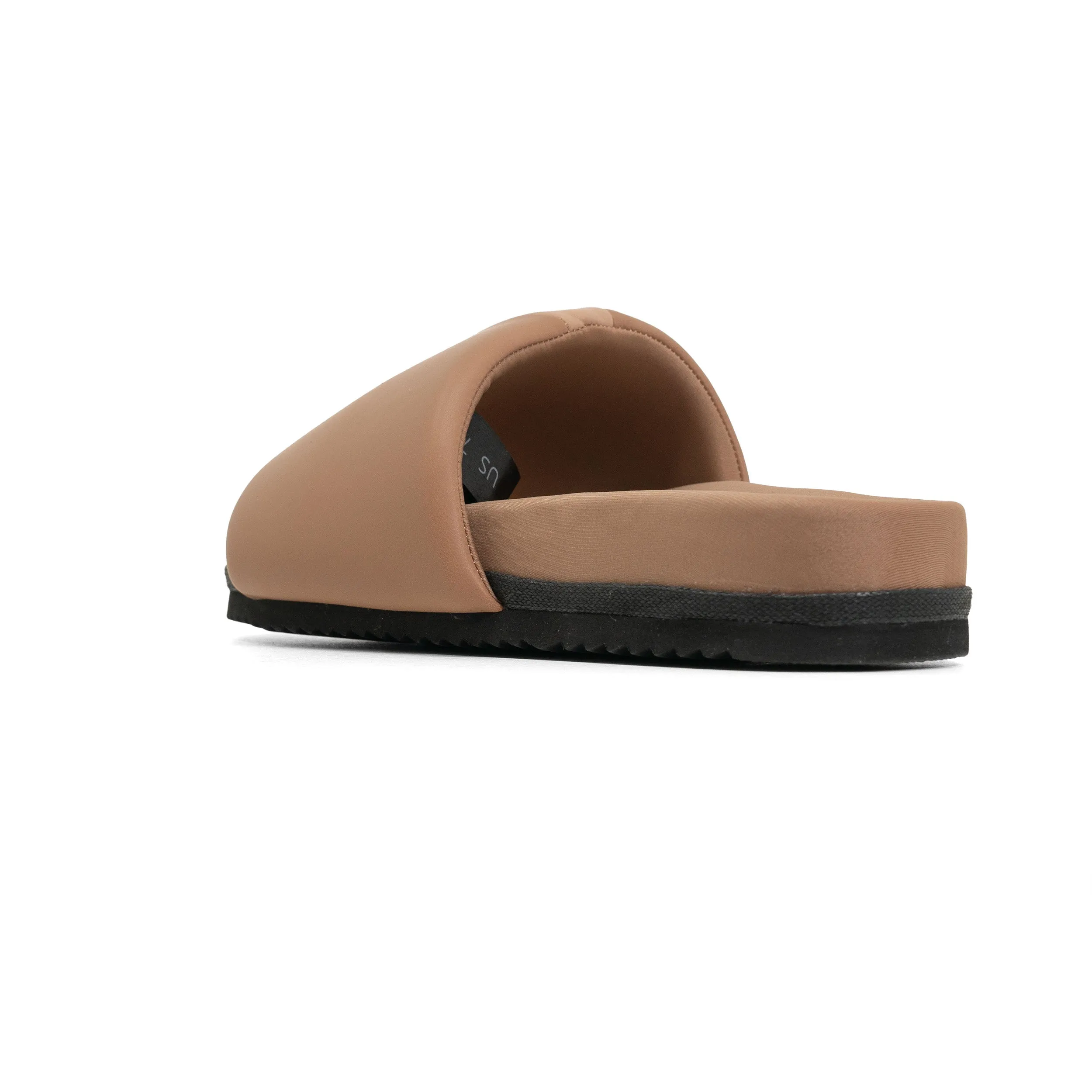 ROAM STRIPE SLIDER BEIGE & NUDE VEGAN LEATHER