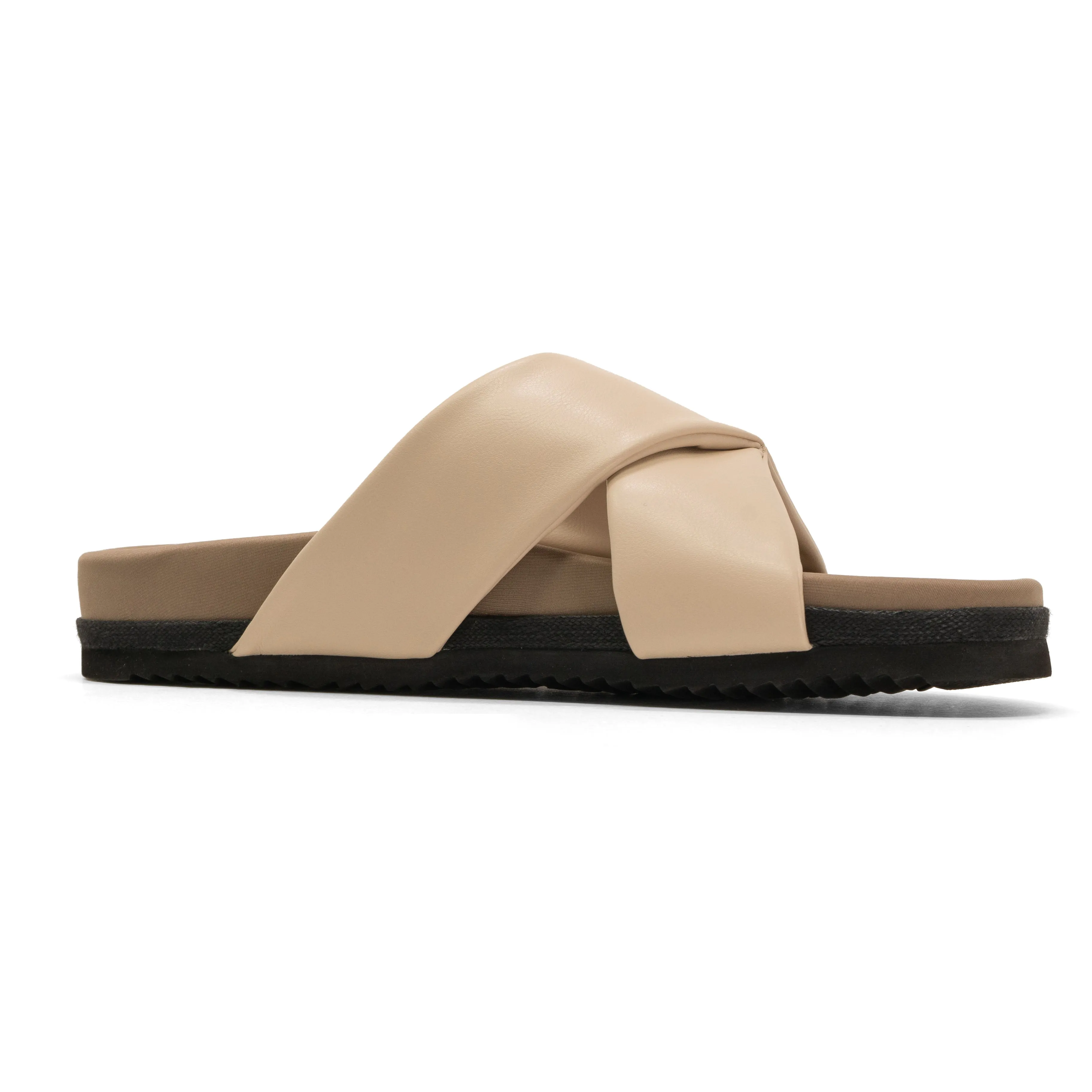 ROAM WING SANDAL CREAM VEGAN LEATHER