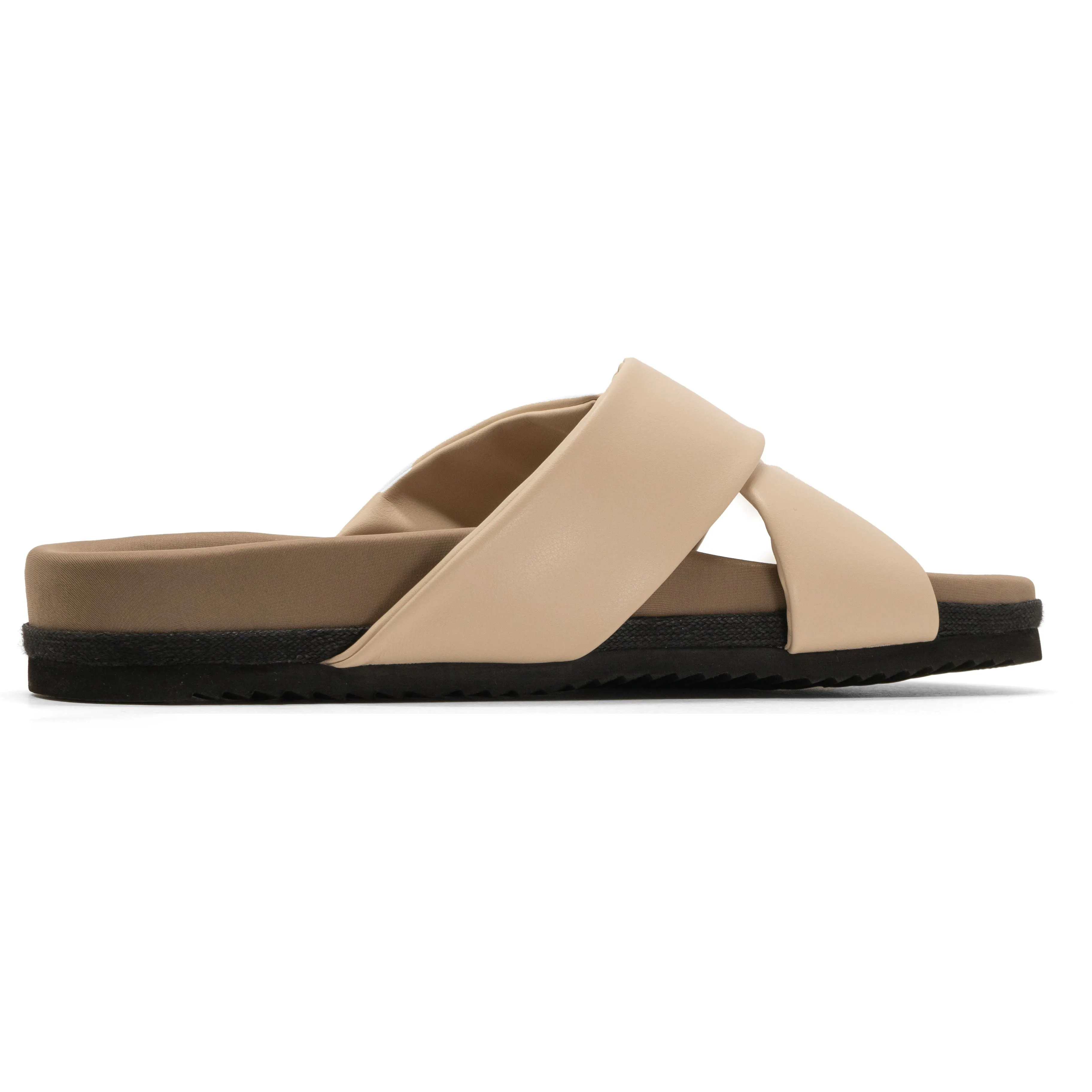 ROAM WING SANDAL CREAM VEGAN LEATHER