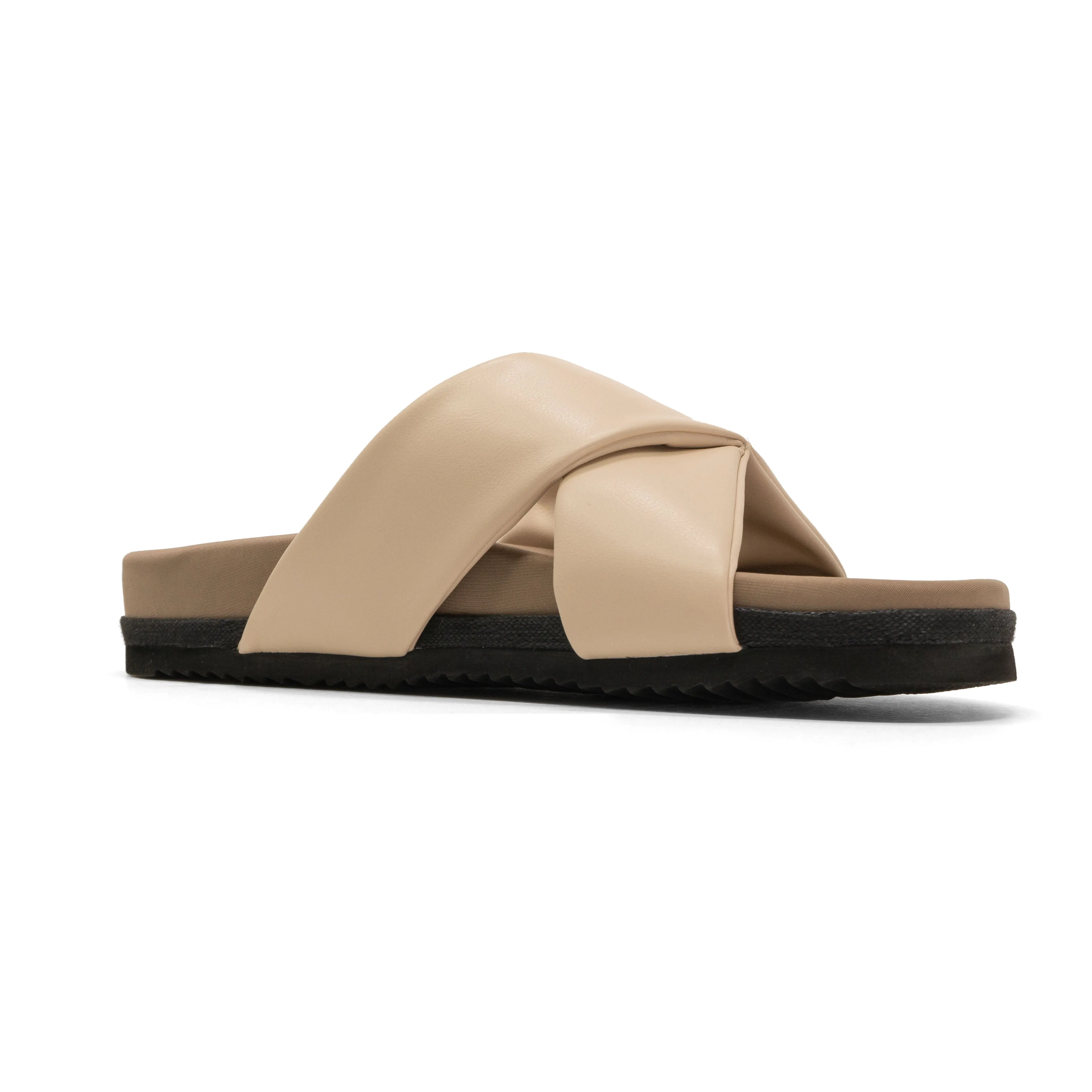 ROAM WING SANDAL CREAM VEGAN LEATHER