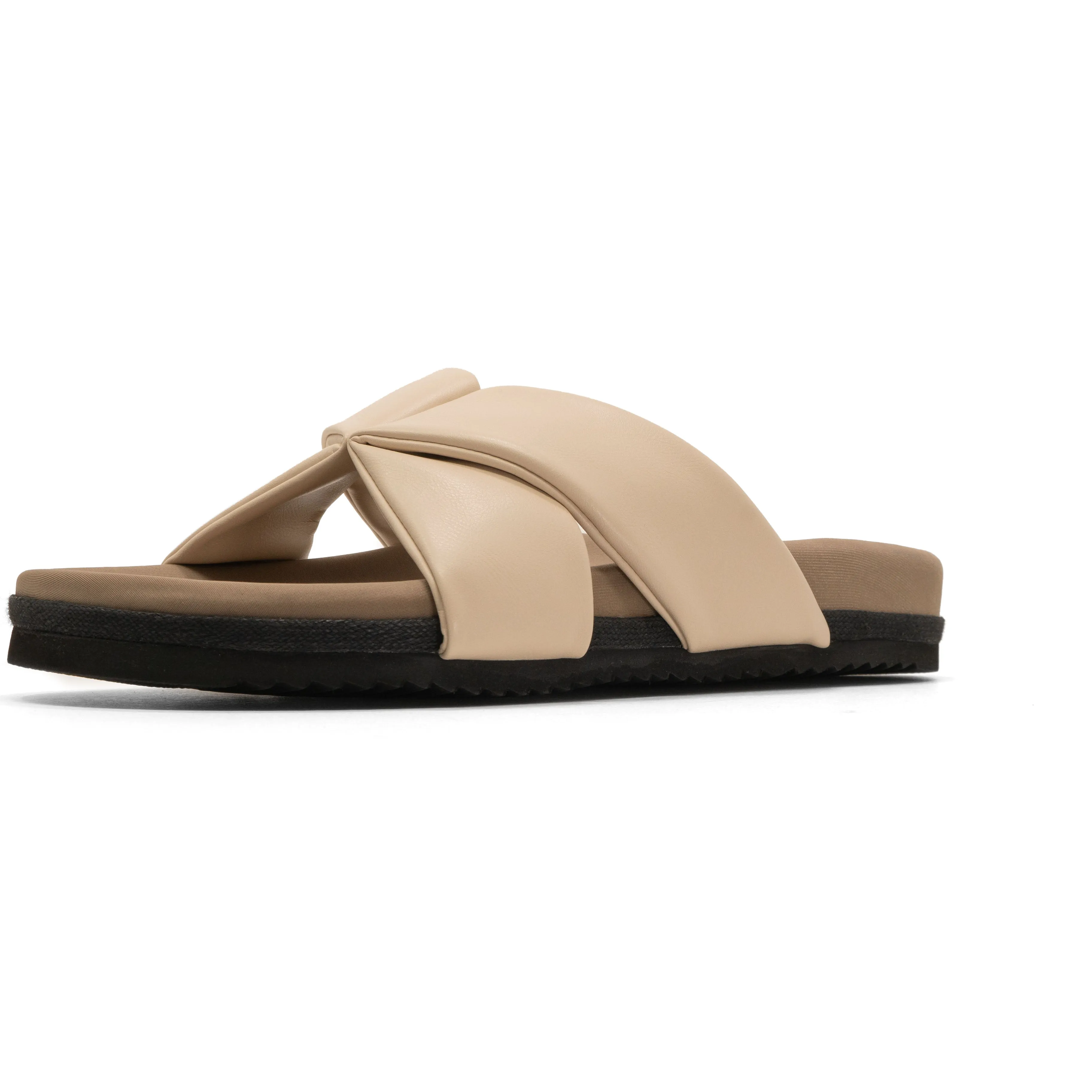 ROAM WING SANDAL CREAM VEGAN LEATHER