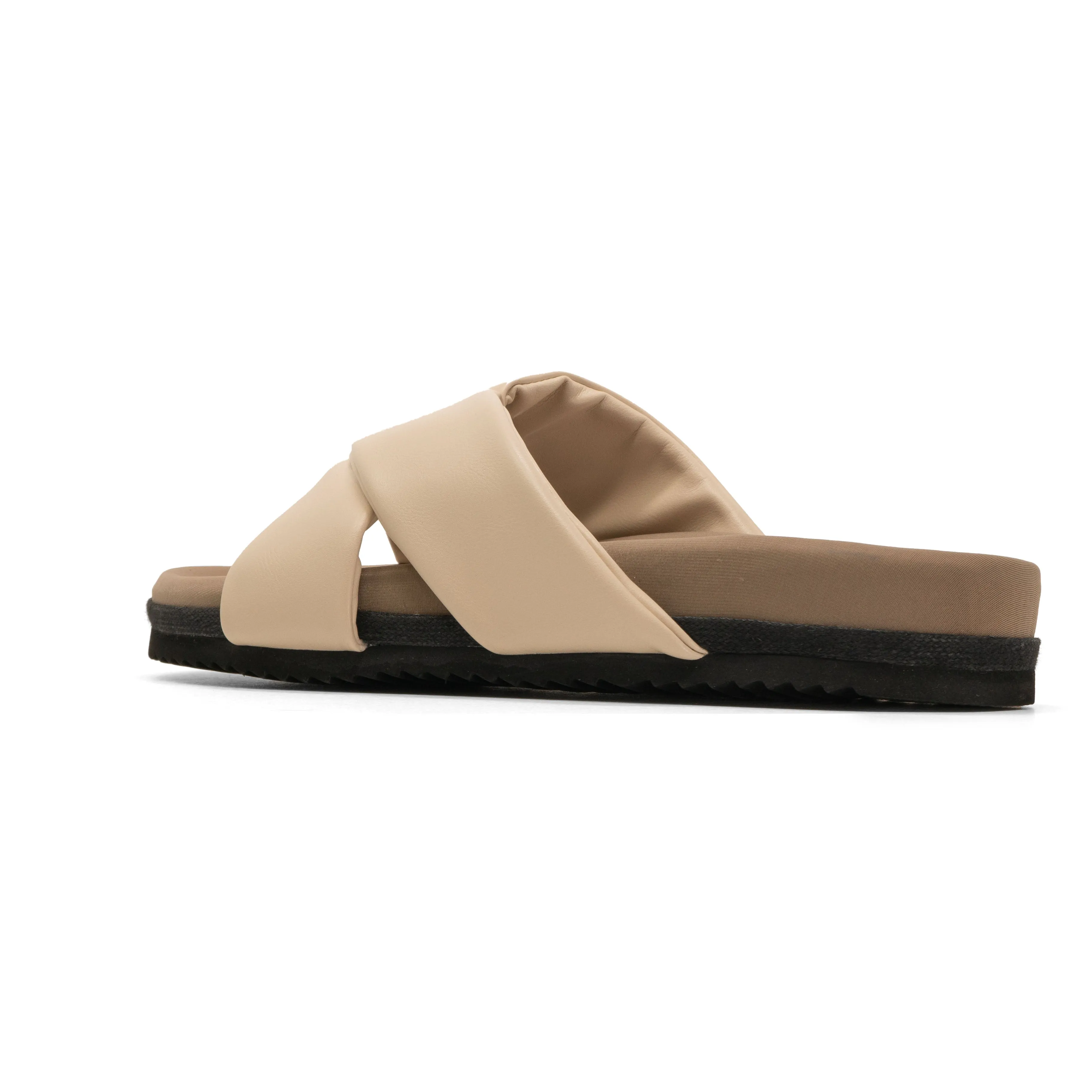 ROAM WING SANDAL CREAM VEGAN LEATHER