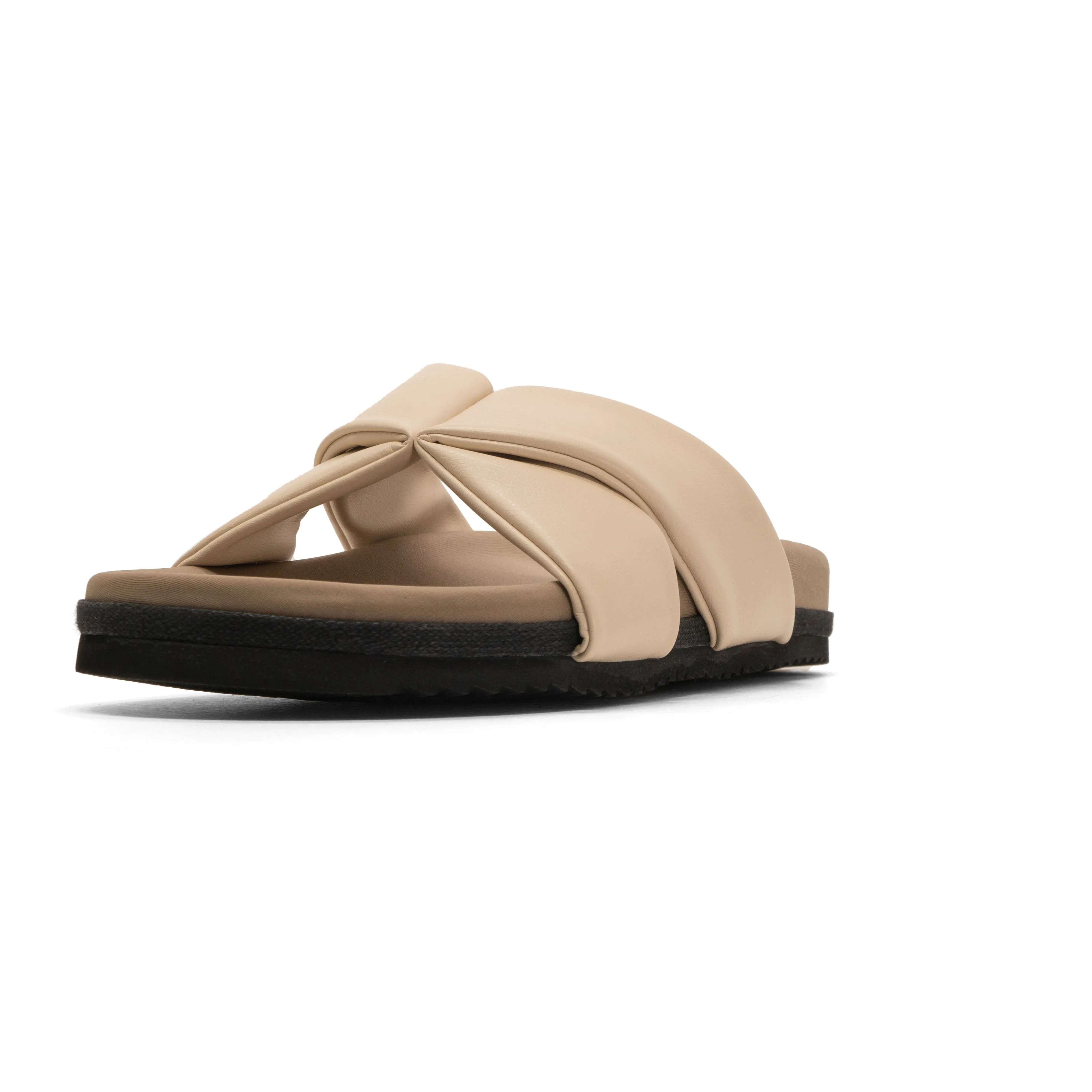 ROAM WING SANDAL CREAM VEGAN LEATHER