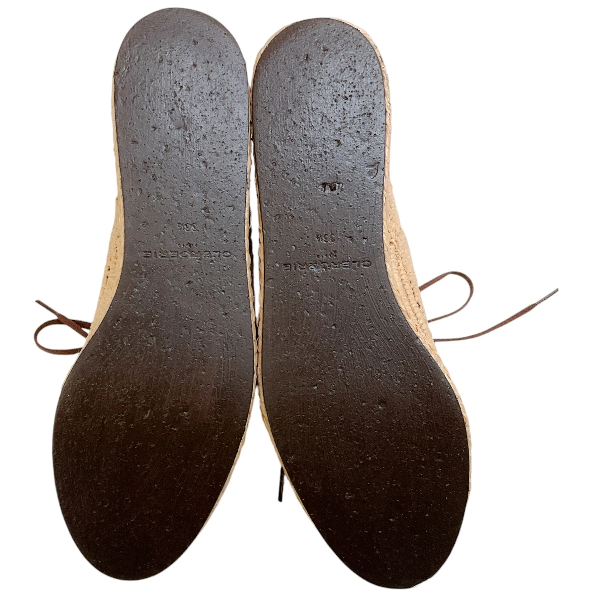 Robert Clergerie Rattan Platform Lace Up Oxfords