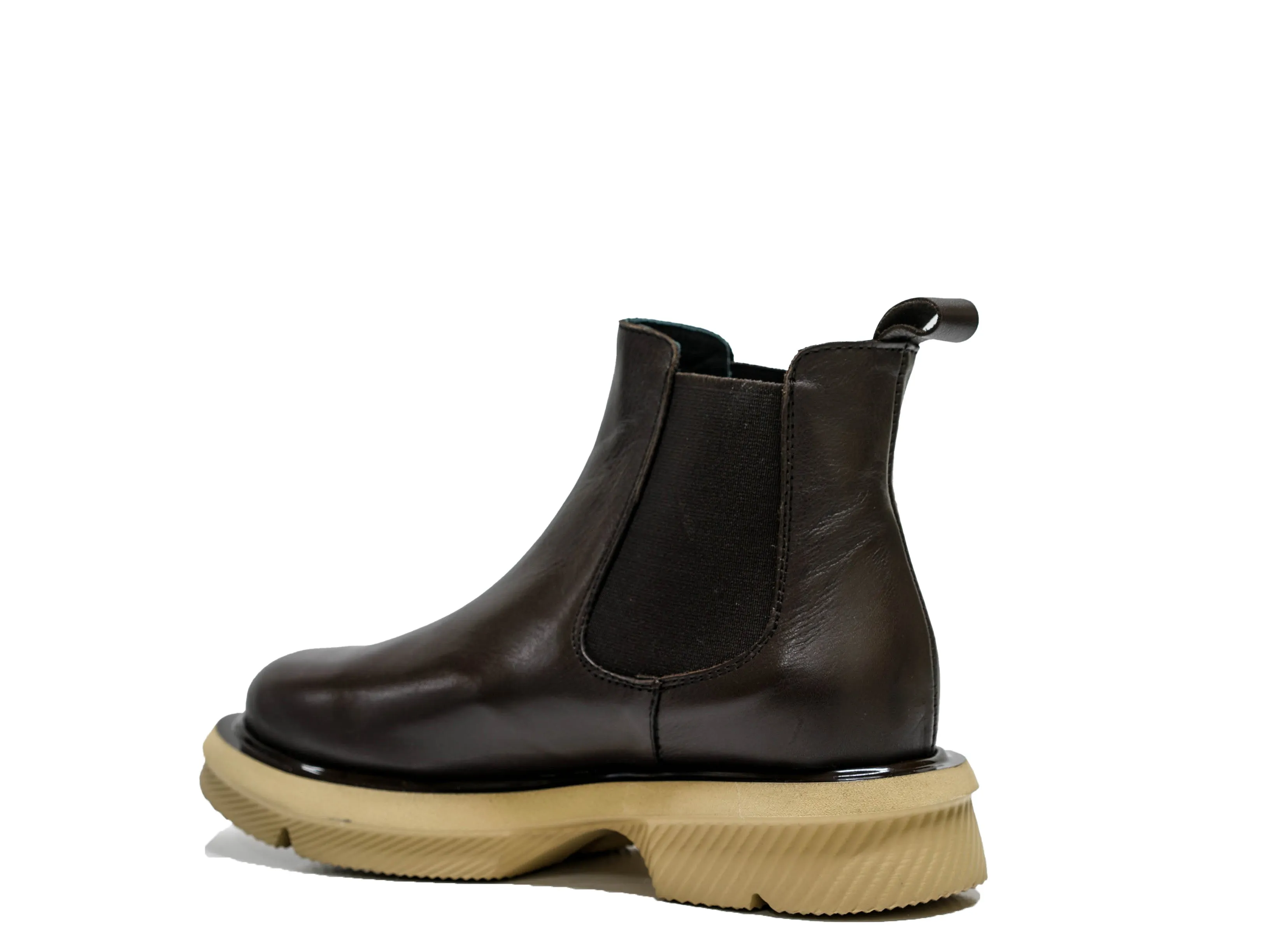Roberto Serpentini Women's Leather Dark Brown Boots Beatles 30% off