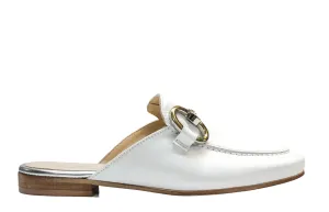 Roberto Serpentini Women’s White Chain Leather Mule 1097