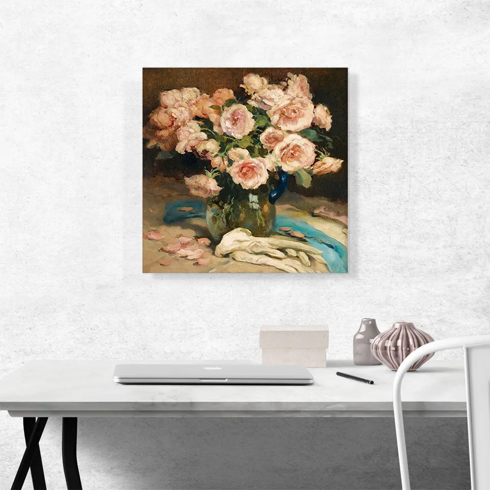 Roses In a Glass Jug