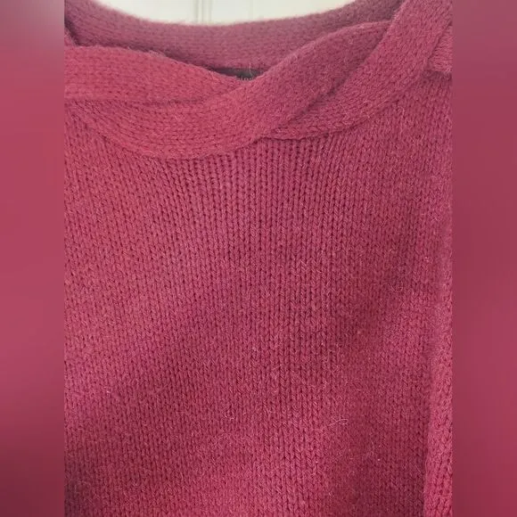 Royal Robbins XL Burgundy Knit Lgslv DecoratedNeck WOOLALPACABlend Women Sweater