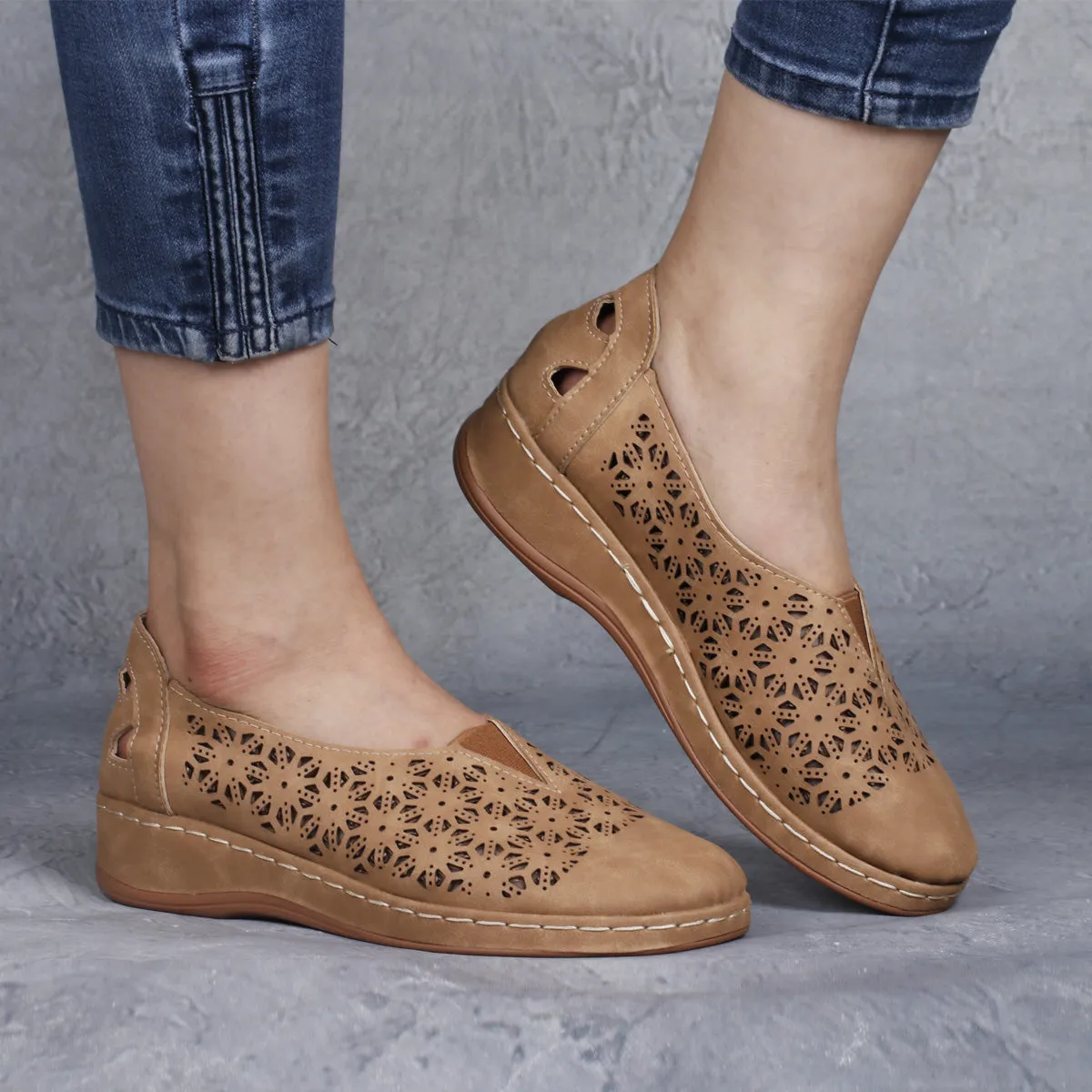 RXFSP Hollow Wedge Heel Hot-selling Sandals