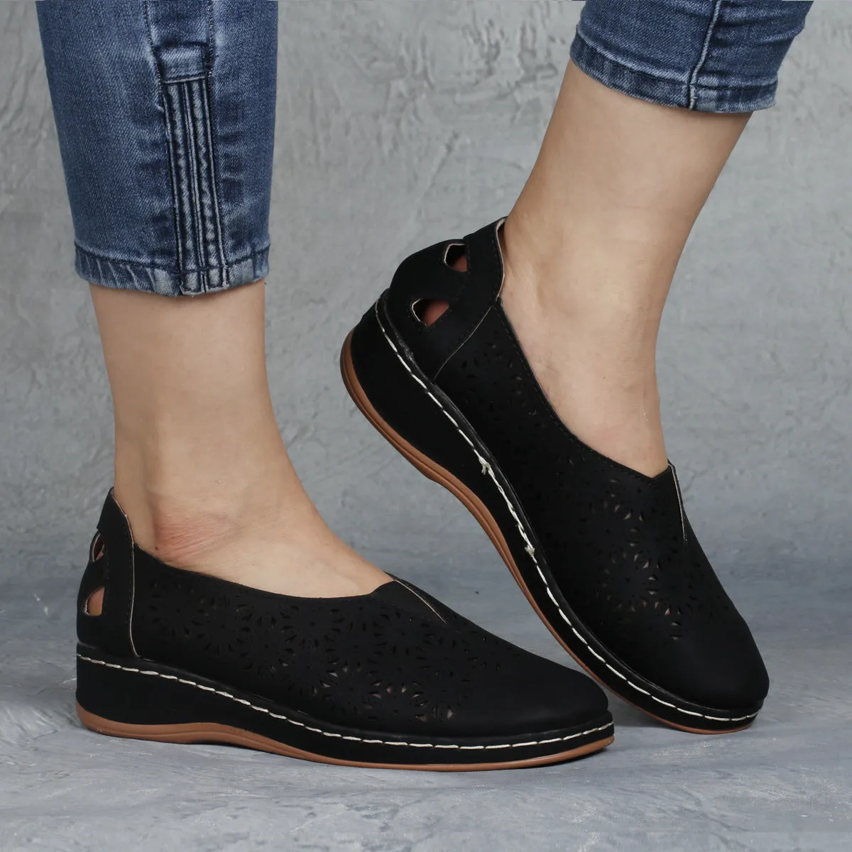 RXFSP Hollow Wedge Heel Hot-selling Sandals