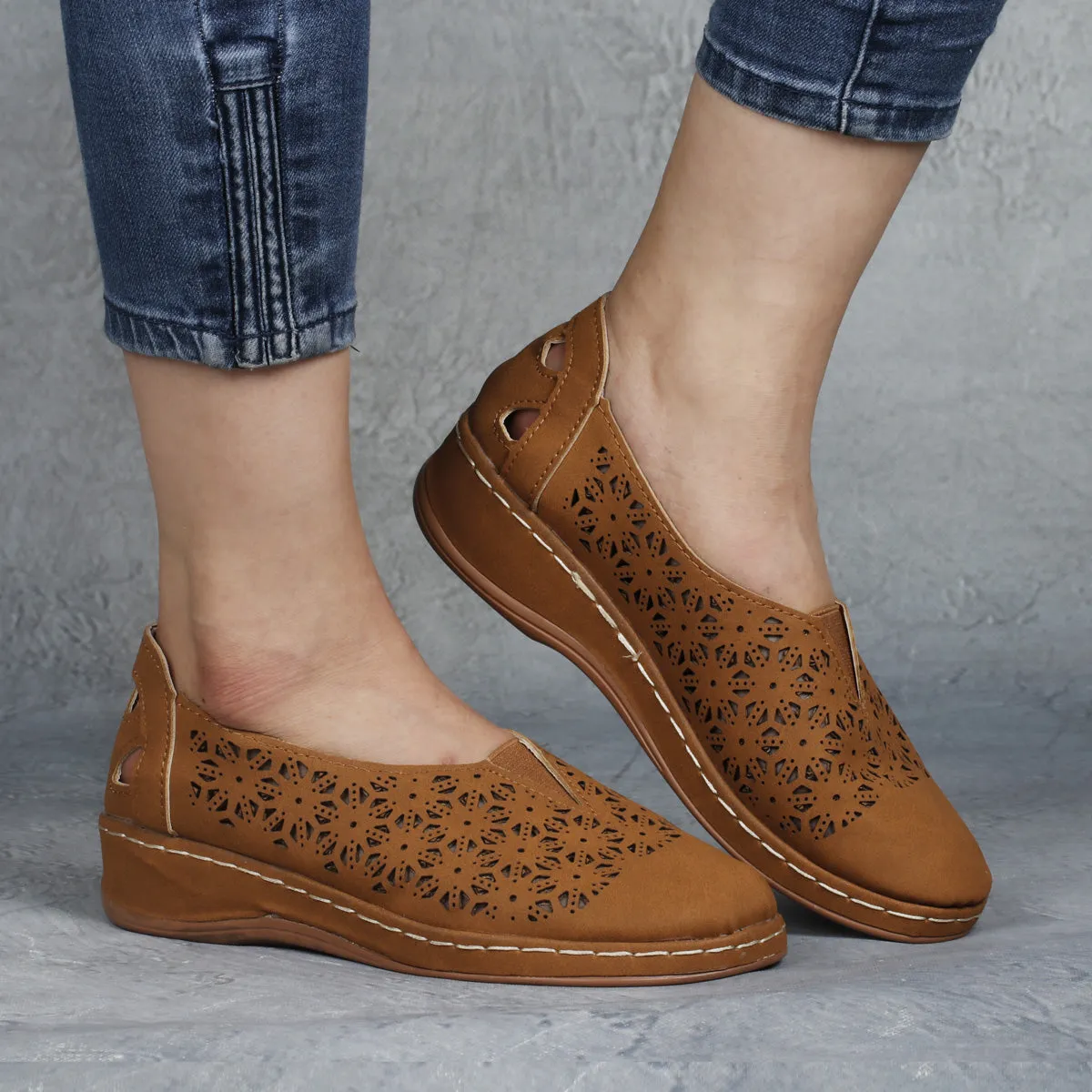 RXFSP Hollow Wedge Heel Hot-selling Sandals