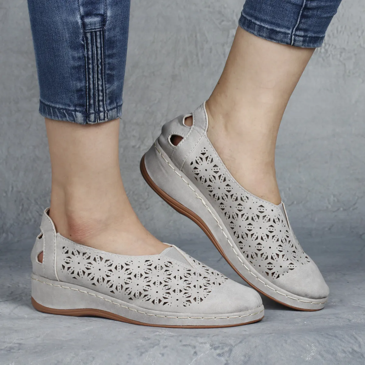 RXFSP Hollow Wedge Heel Hot-selling Sandals