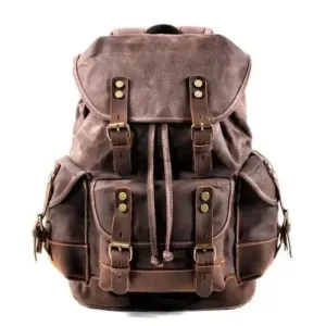 Sac à dos vintage homme militaire
