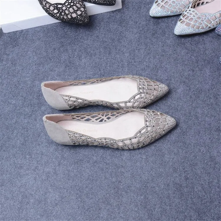 sandal women fashional designer genuine leather diamond shiny sandal shoes lady summer flats retro dicty confirtable shoes