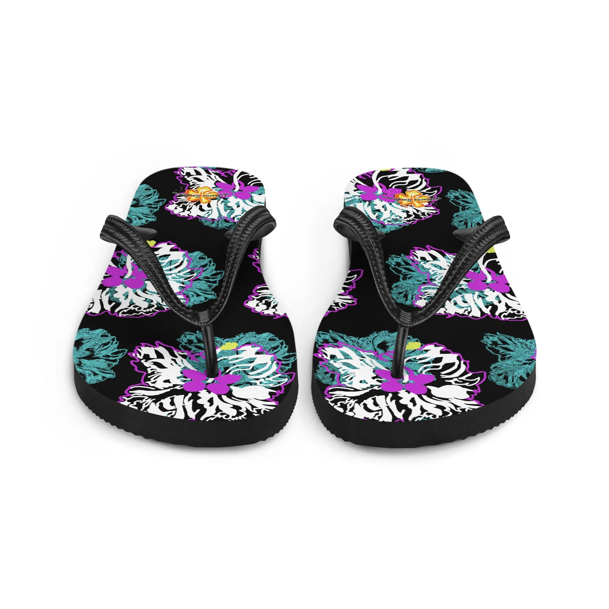 Santa Teresa black - Hibiscus Surfwear - Ethical Womens Flip-Flops