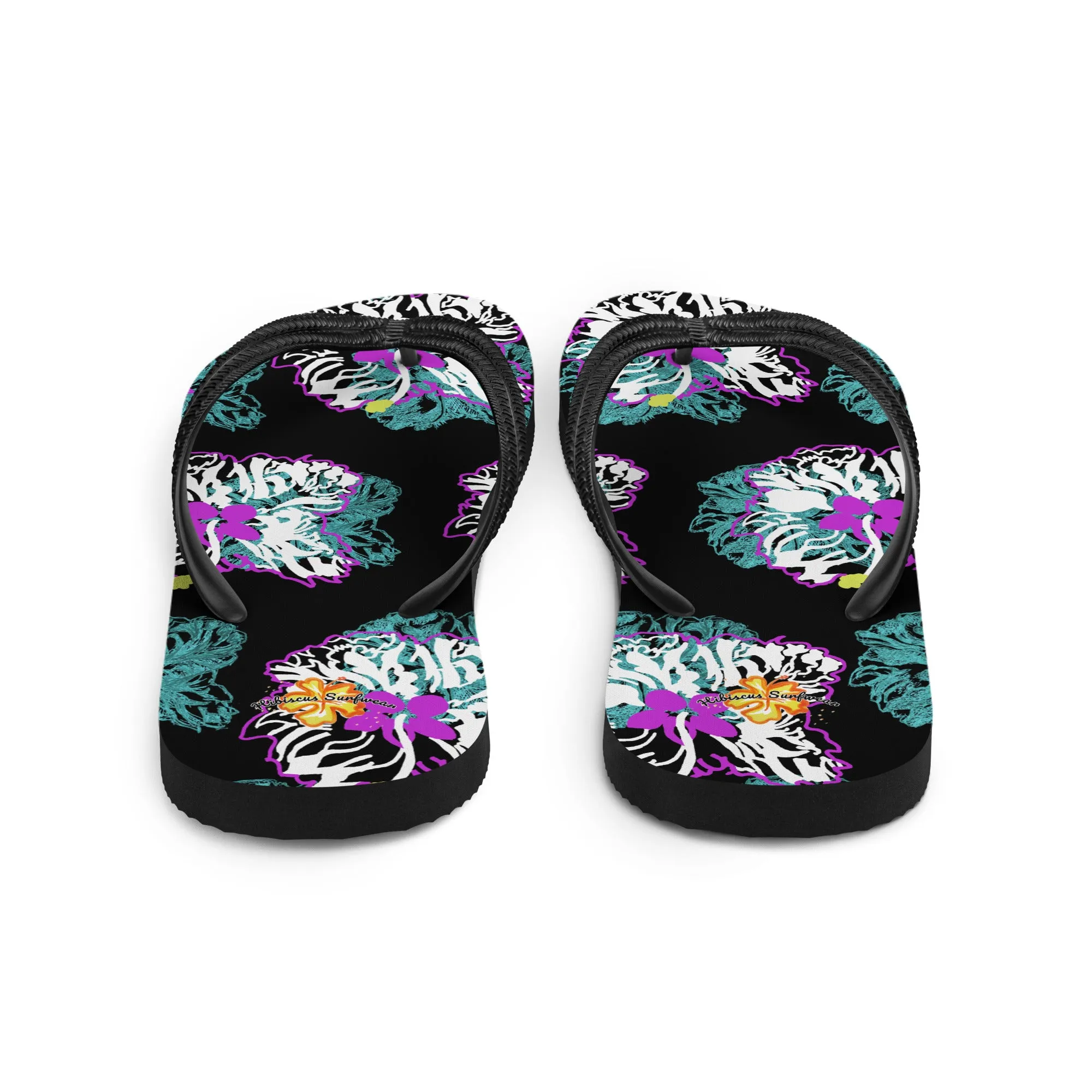 Santa Teresa black - Hibiscus Surfwear - Ethical Womens Flip-Flops