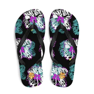 Santa Teresa black - Hibiscus Surfwear - Ethical Womens Flip-Flops