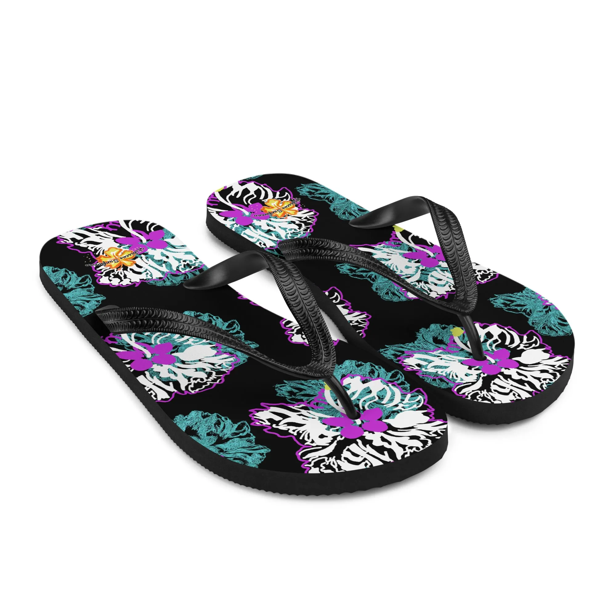 Santa Teresa black - Hibiscus Surfwear - Ethical Womens Flip-Flops