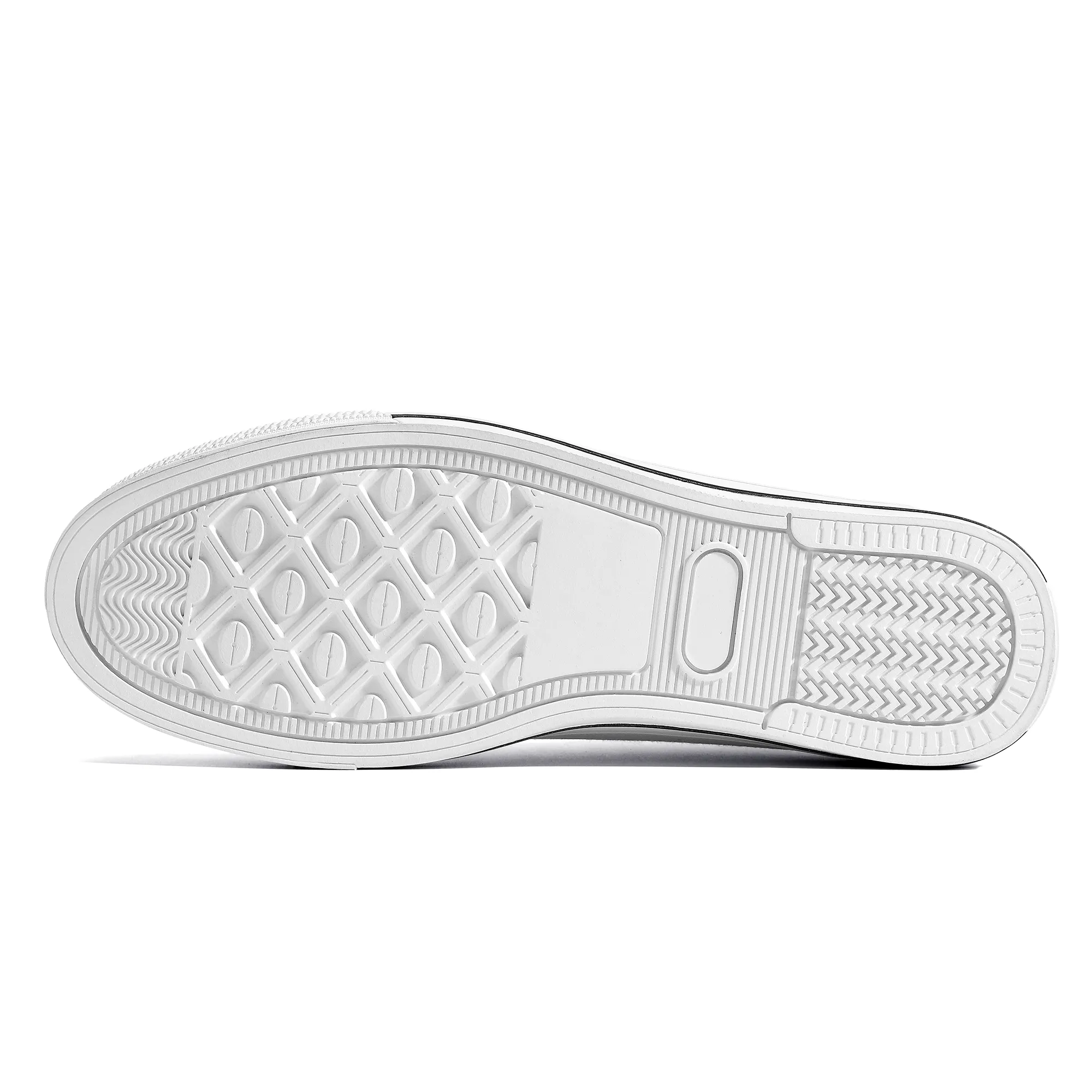 Saved By The Bell High-Top Canvas Shoes With Customized Tongue - White