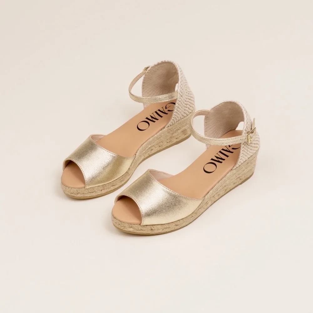SEDAL Gold espadrilles
