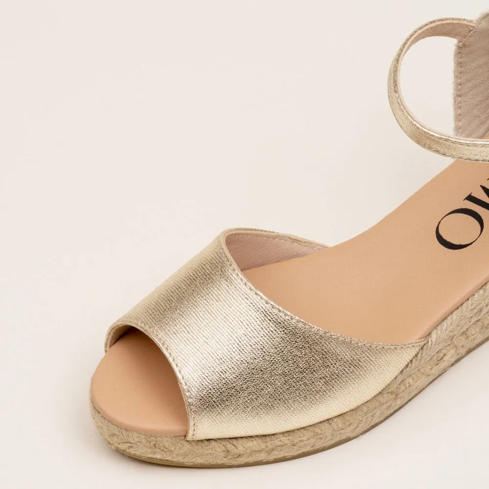 SEDAL Gold espadrilles