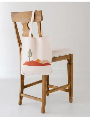 Sedona Landscape Linen Tote Bag, College Student Gift, Mother's Day Gift, Christmas Gift