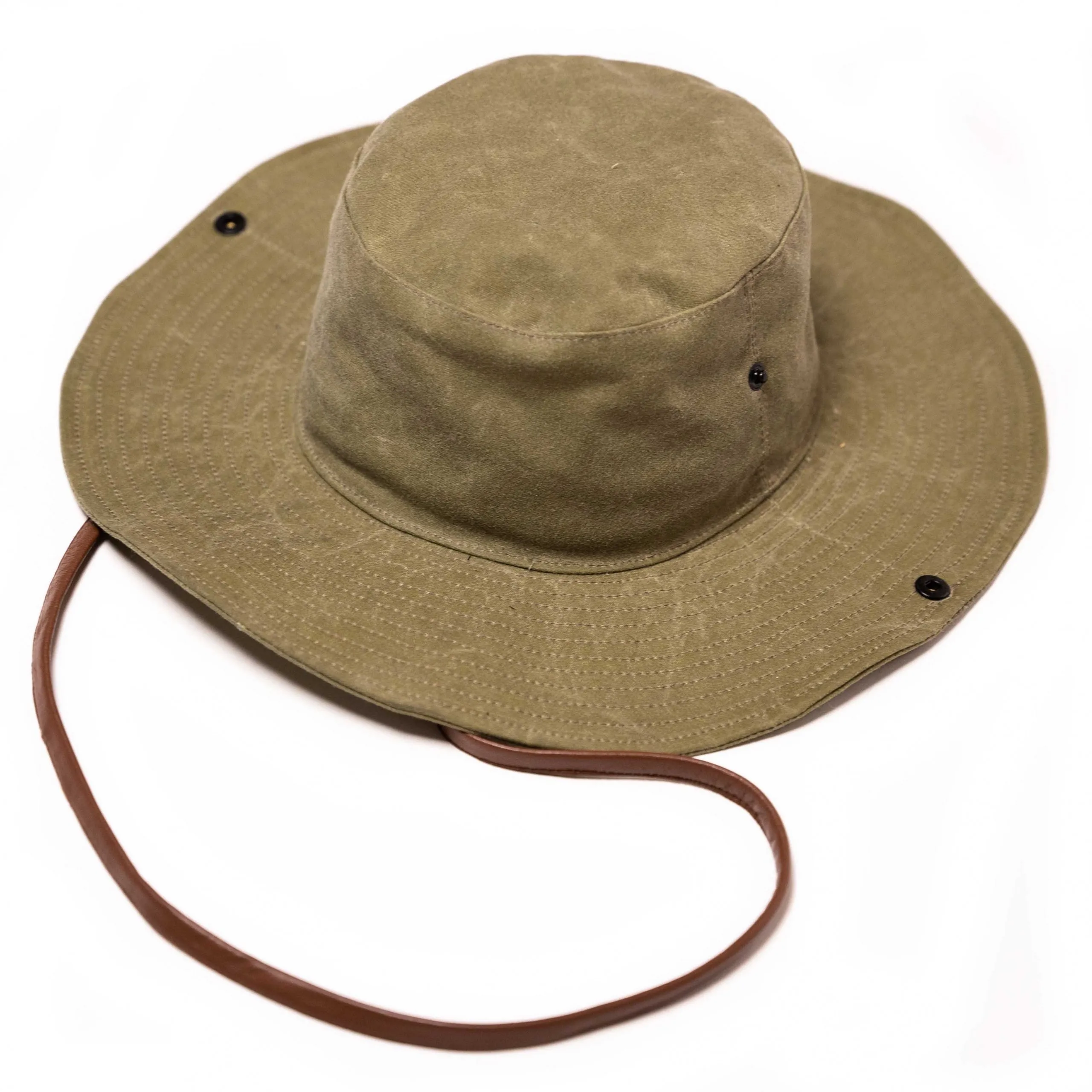 【Shangri-La Heritage】上蠟帆布狩獵帽／14.7oz ／“Safari” Waxed Canvas Hat