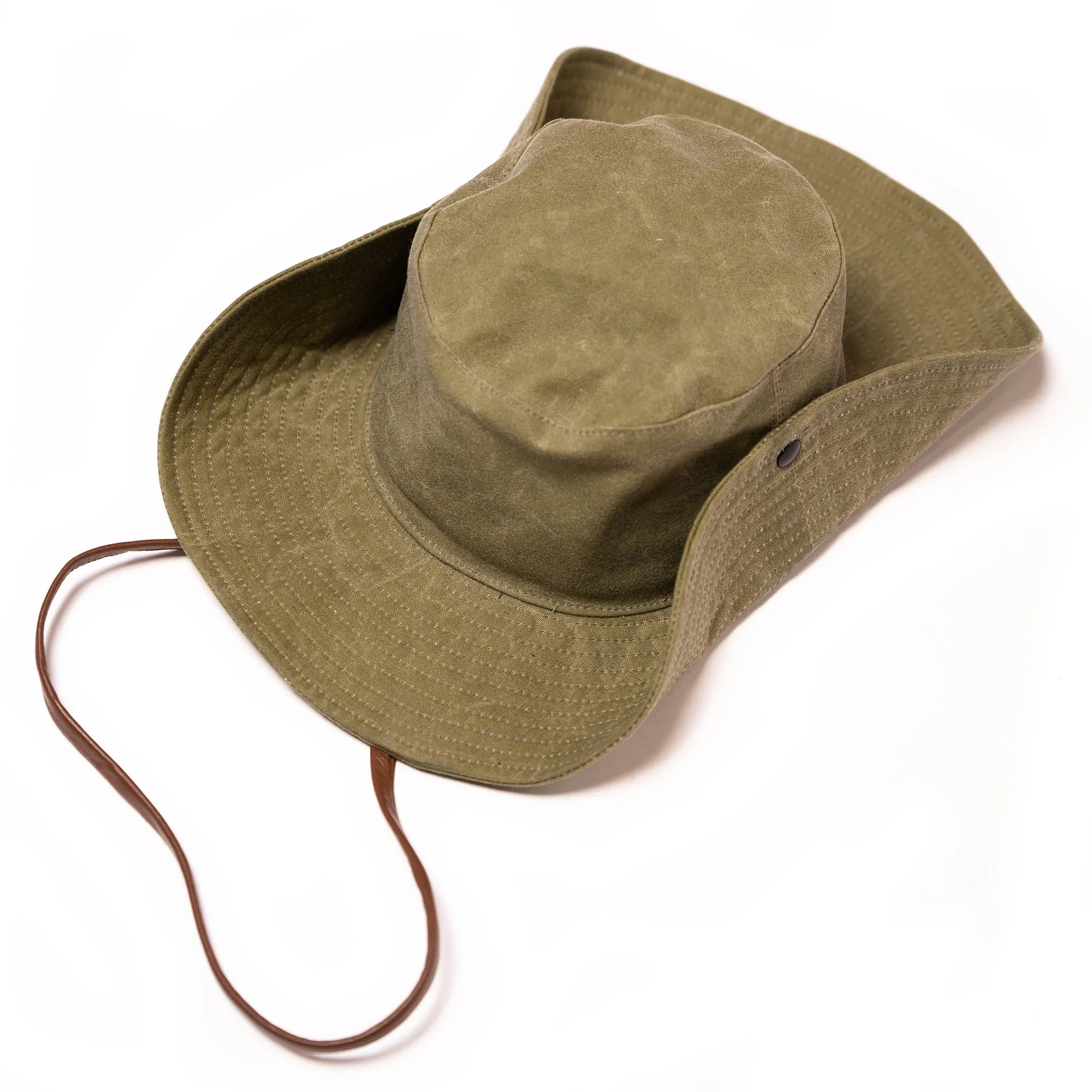 【Shangri-La Heritage】上蠟帆布狩獵帽／14.7oz ／“Safari” Waxed Canvas Hat