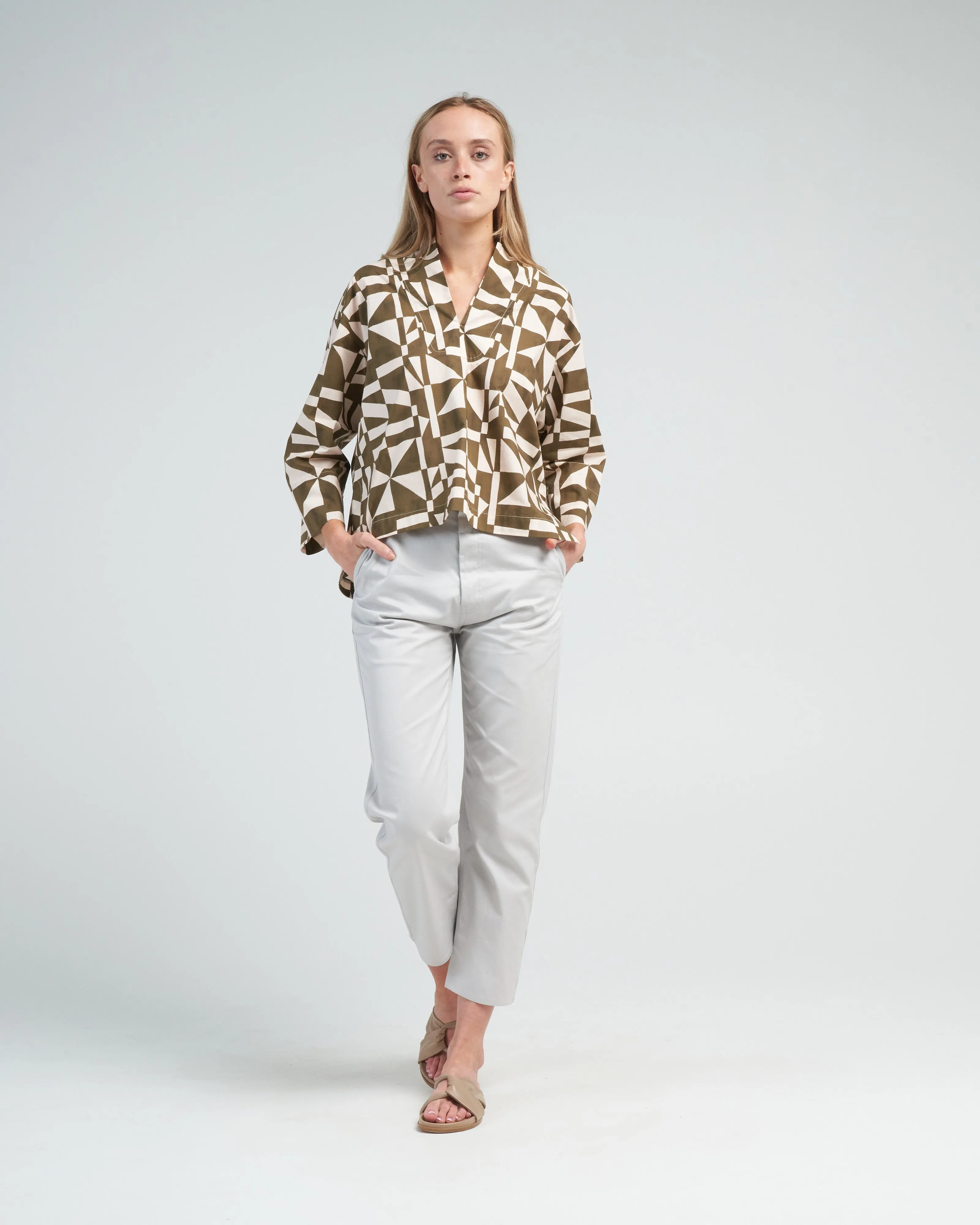 shirt - brown olive