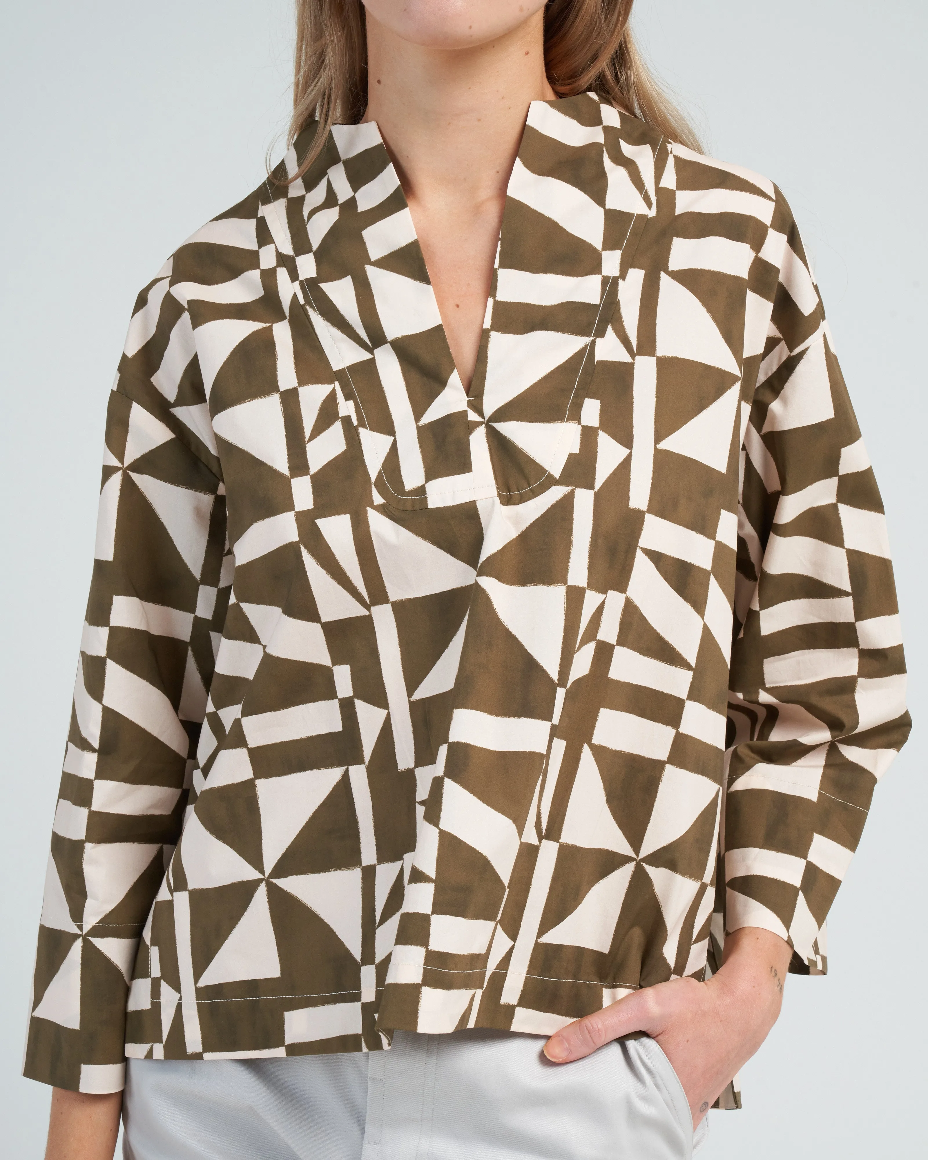 shirt - brown olive