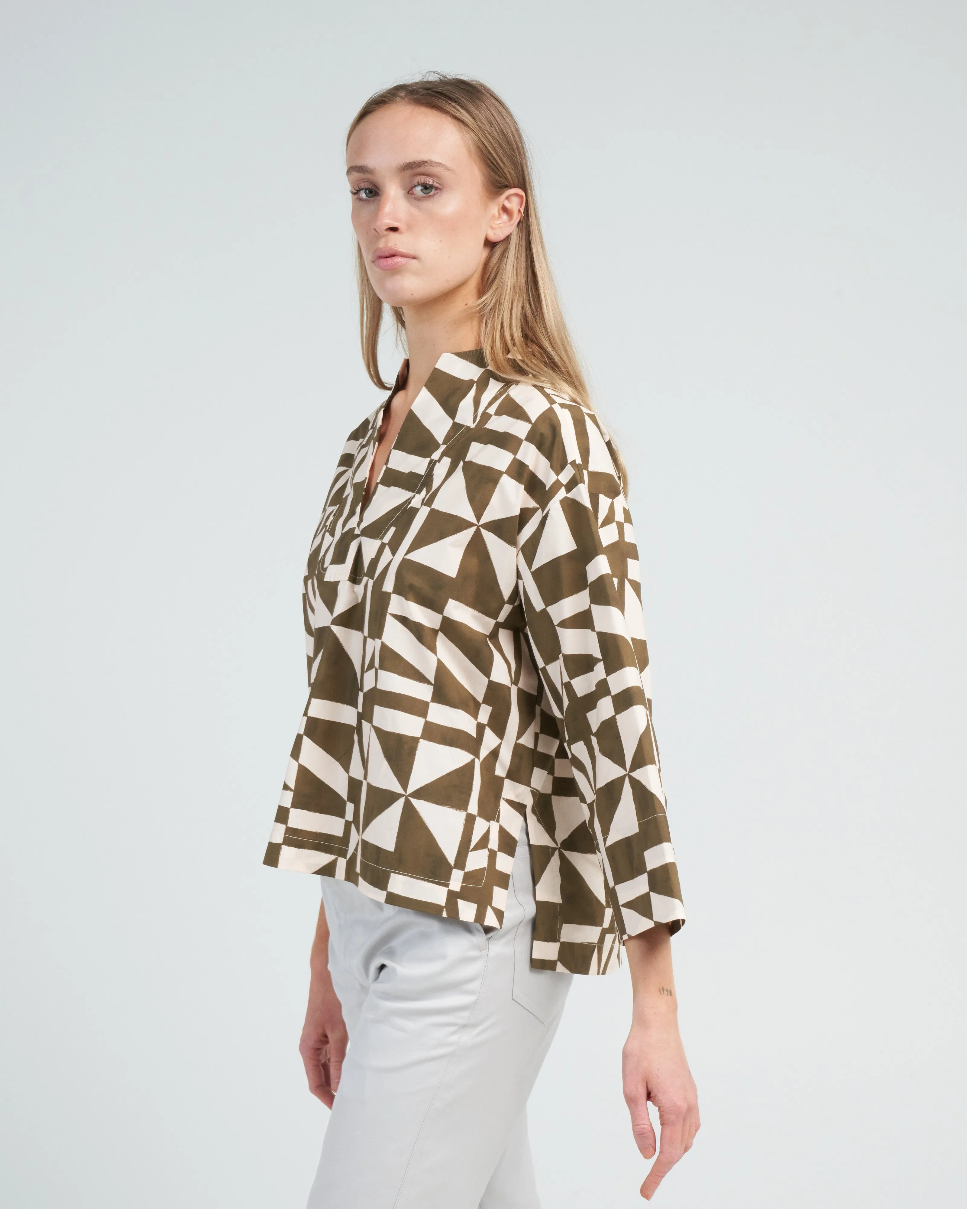 shirt - brown olive