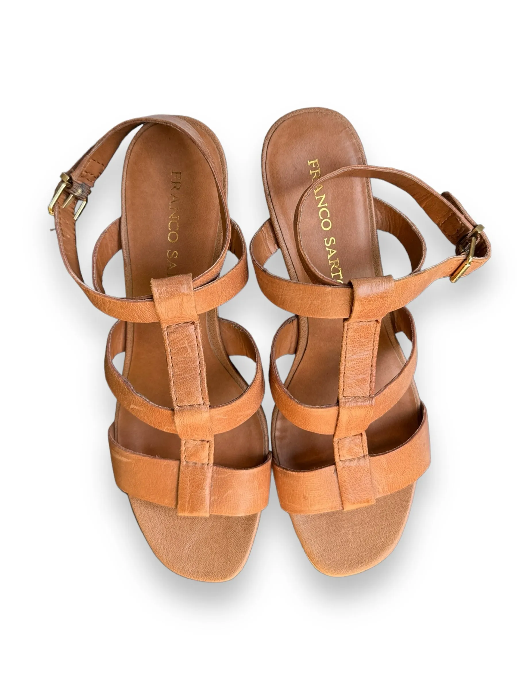 Shoe Size 8.5 Franco Sarto Beige Sandals