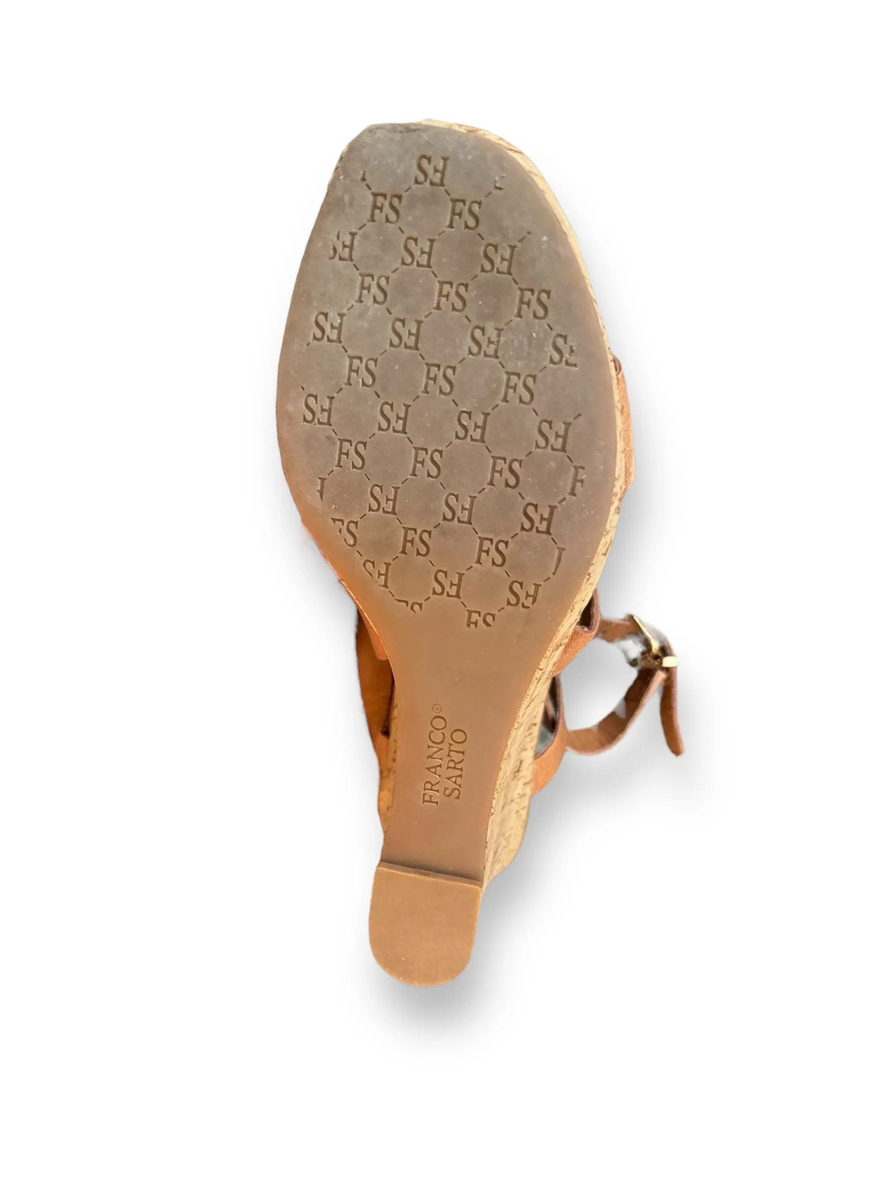 Shoe Size 8.5 Franco Sarto Beige Sandals