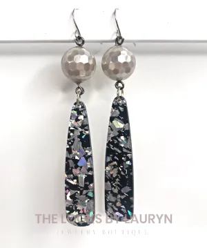 Silver Holographic Acetate Drops