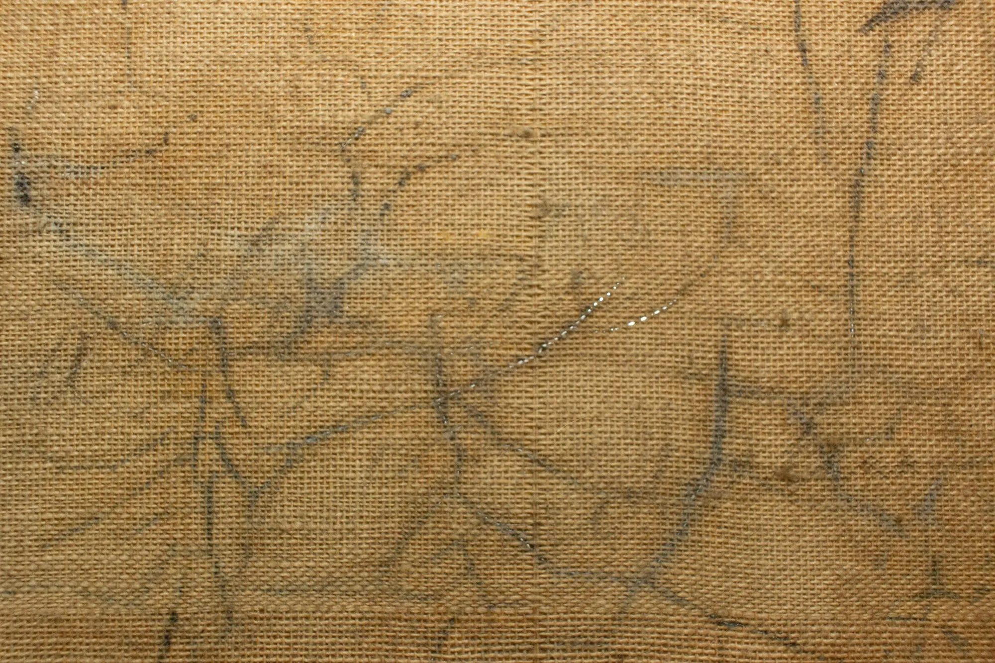 Small Early French Painting | Unframed 21x12