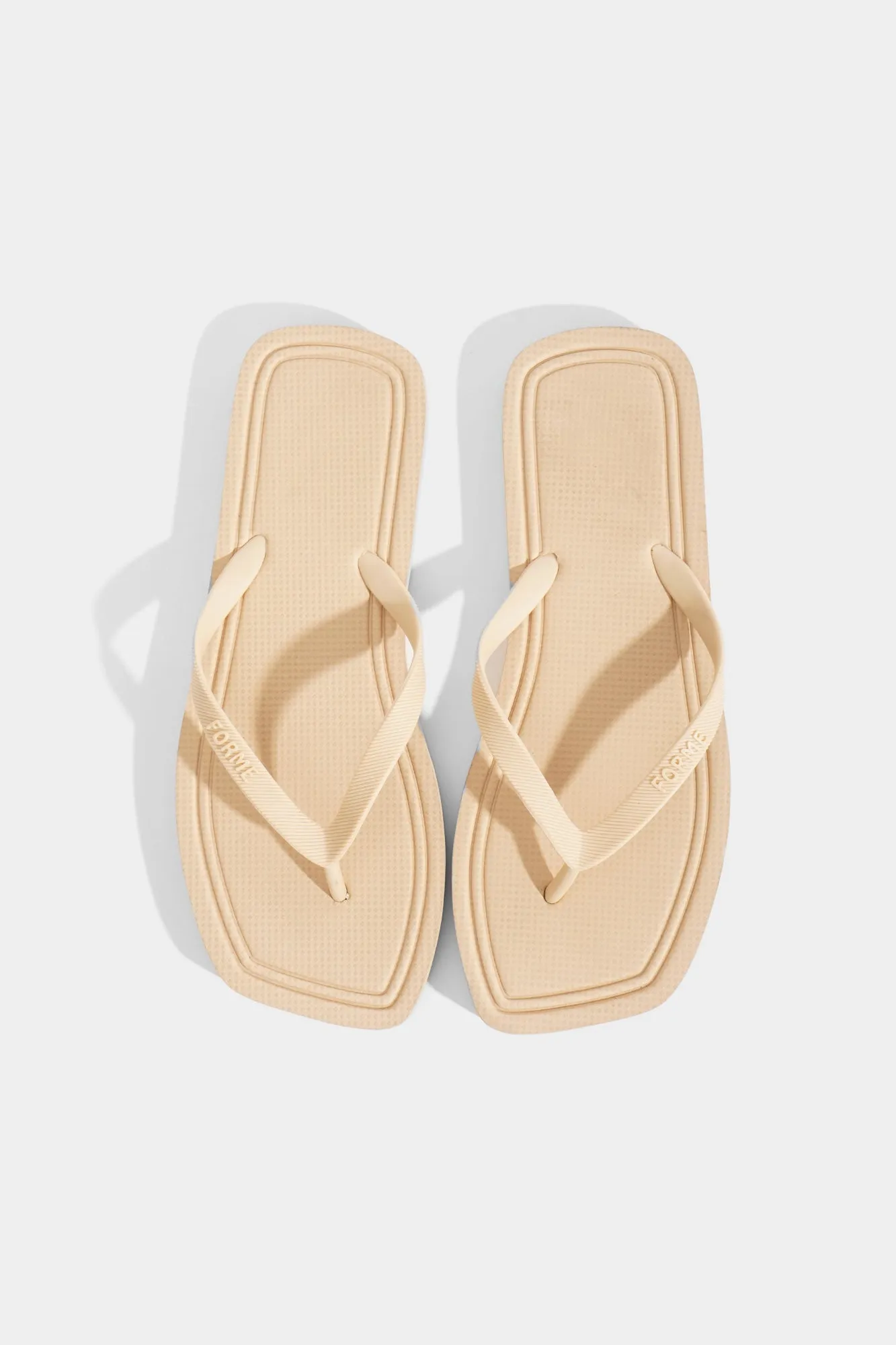 Square Toe Flip Flops