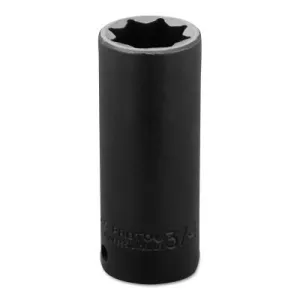 Stanley?? Products Torqueplus Deep Impact Sockets 1/2 in, 1/2 in Drive, 1 1/2 in, 6 Points, 7348H