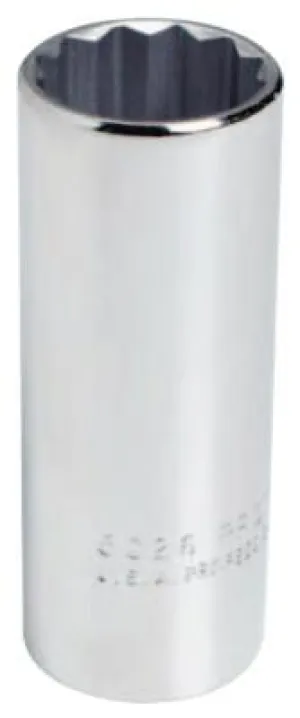 Stanley® Products Torqueplus Deep Sockets 3/8 in, 3/8 in Drive, 7/16 in, 6 Points, 5014H